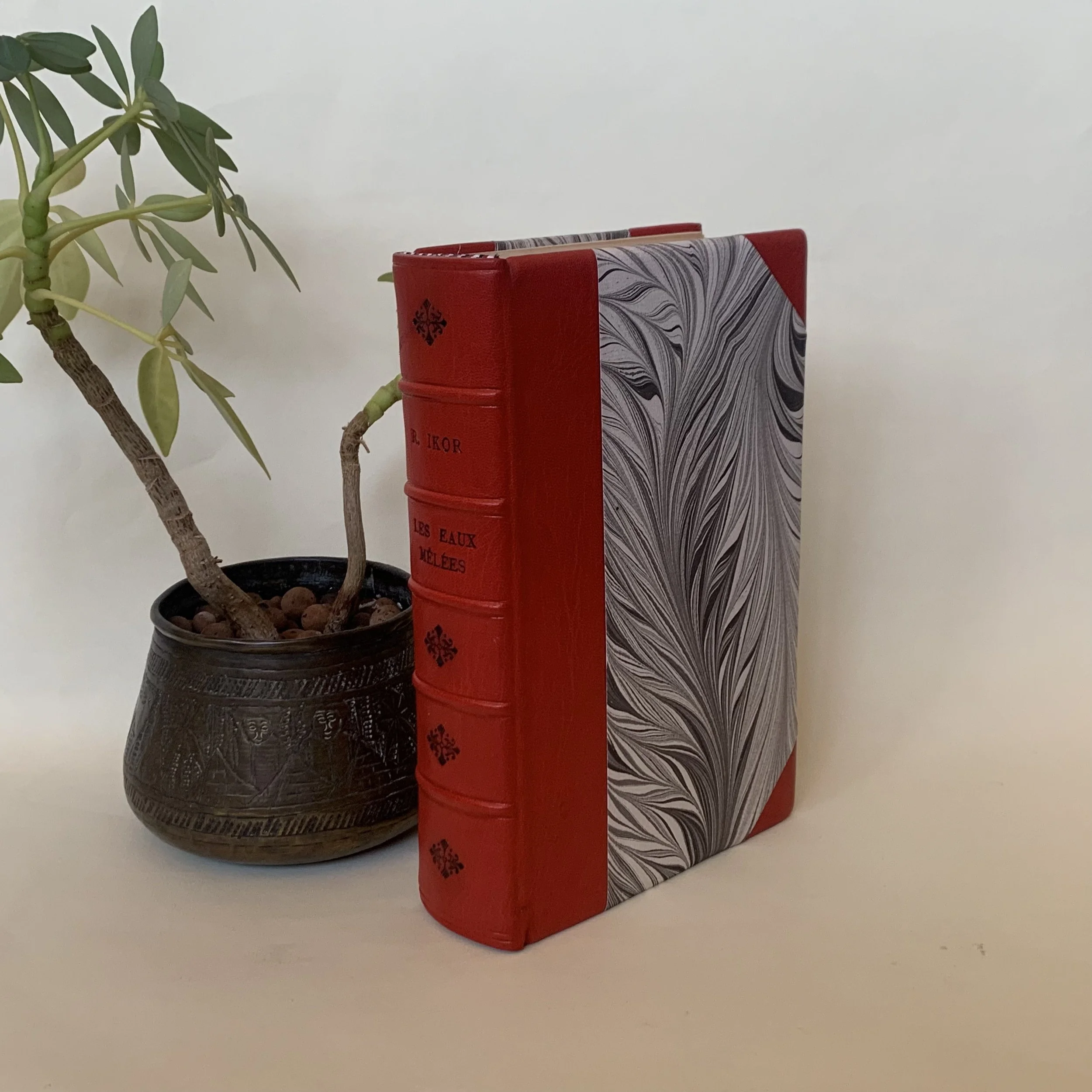 Les eaux mêlées - R. Ikor (demi-reliure à coin)