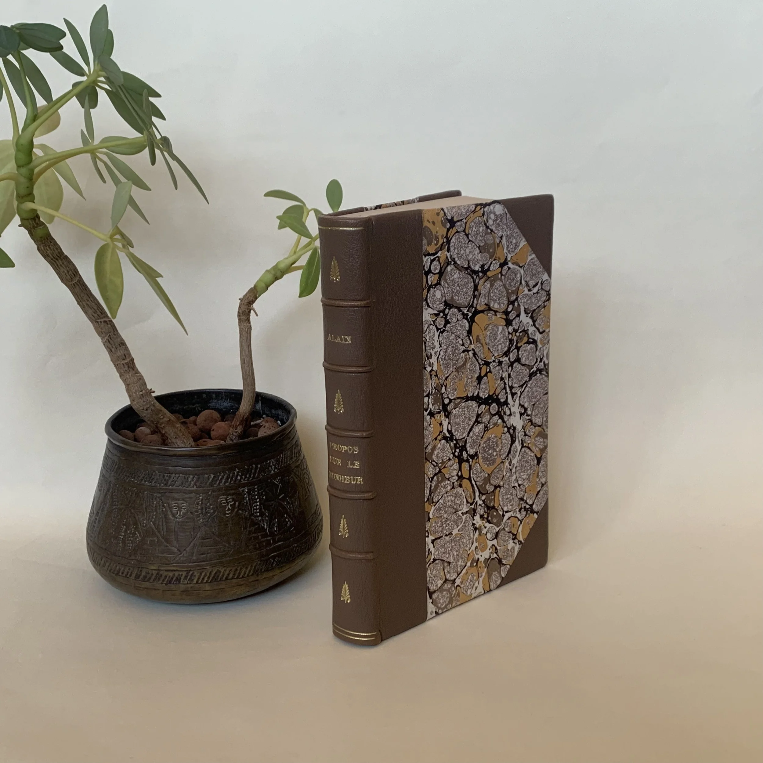 Propos sur le bonheur - Alain (demi-reliure à coins)