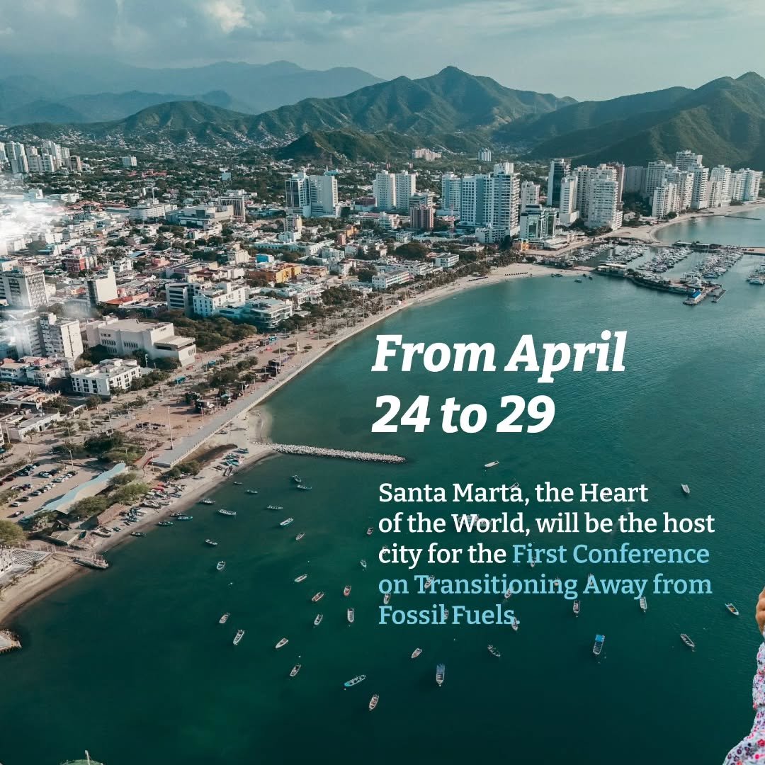 As the UN Global Climate Talks Lose Momentum, a Smaller Coalition Eyes a Fossil Fuel Exit. "More than 50 countries will gather in Colombia to try to develop real-world timetables to phase out oil and gas amid global energy shocks and petrostate 