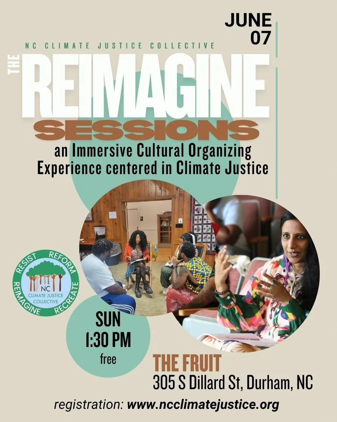 NCCJC presents this cultural organizing learning experience as an opportunity to explore the impact of art and culture on climate justice. Featuring Immersive creative workshops inspired by our 4Rs of Social Transformation. 6/7/26 1:30-4:30PM. The Fr