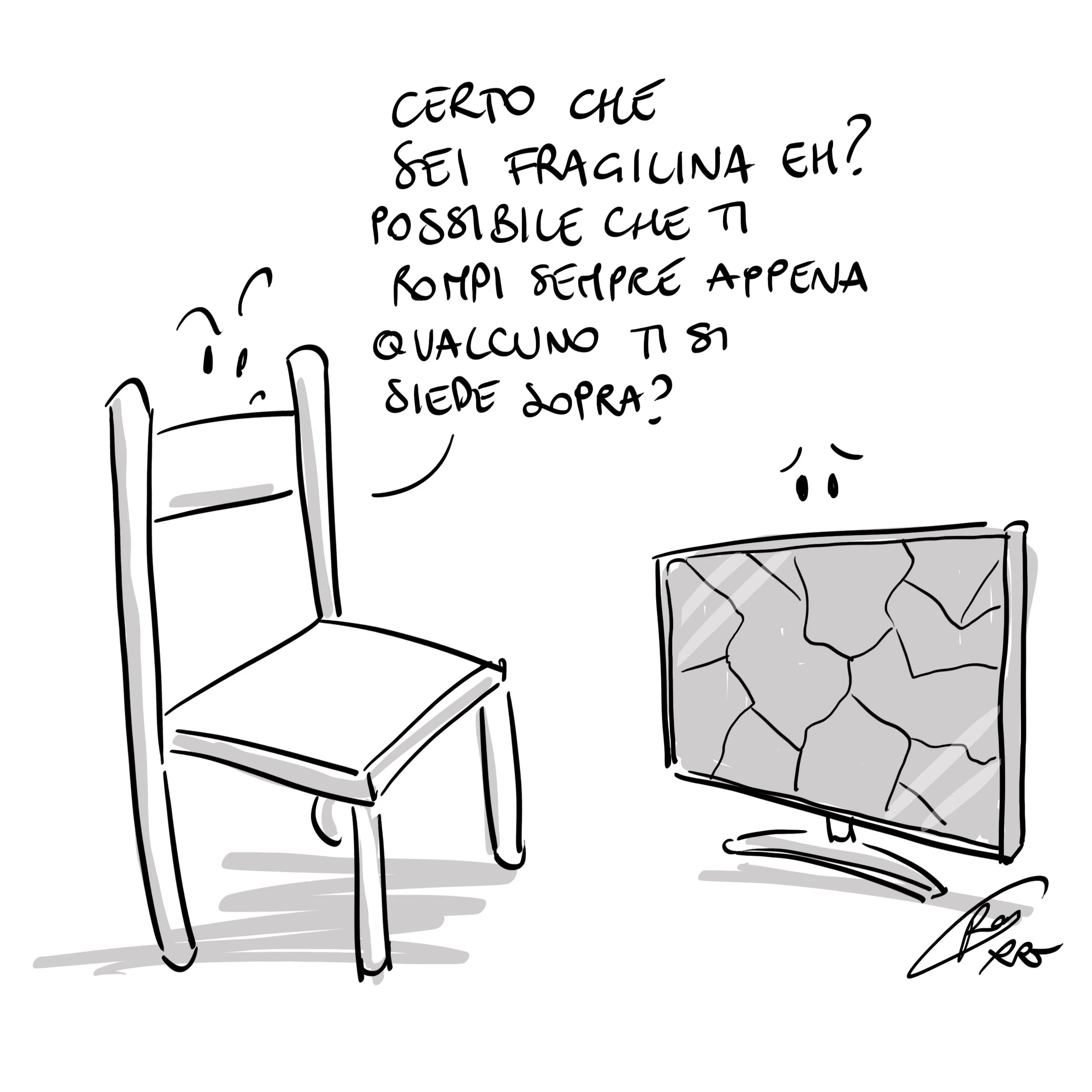 Sei una sedia o una televisione? - Il vero motivo per cui a volte ti senti sbagliato/a-