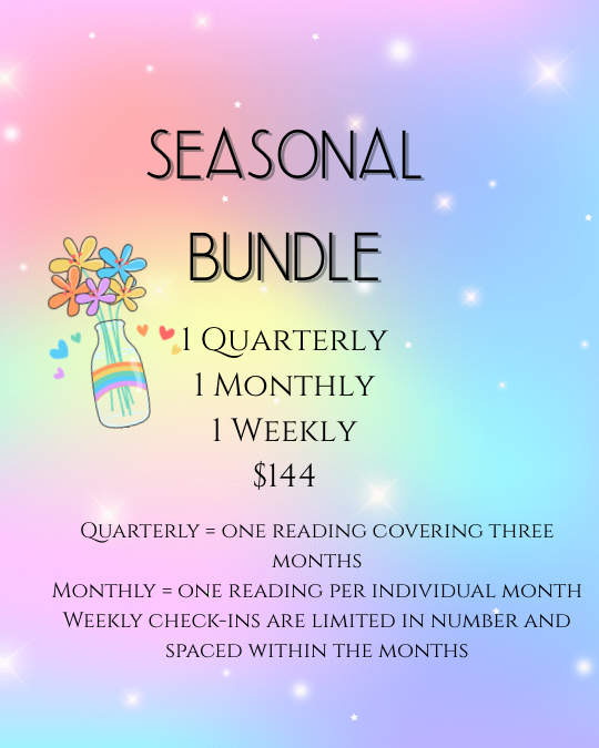 Seasonal Bundle — Quarterly + monthly + weekly check-in