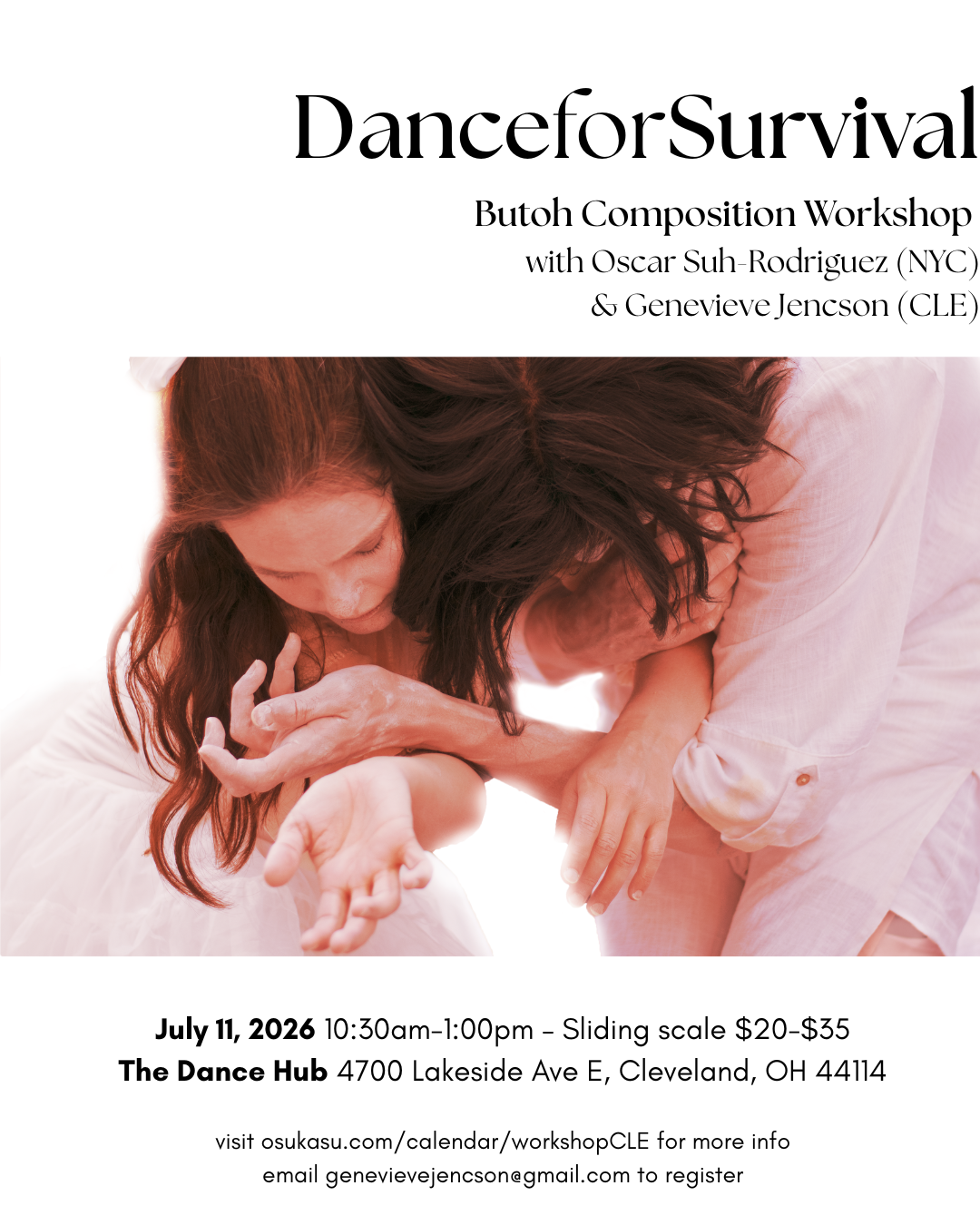 Dance for Survival: Butoh Composition Workshop (CLE)