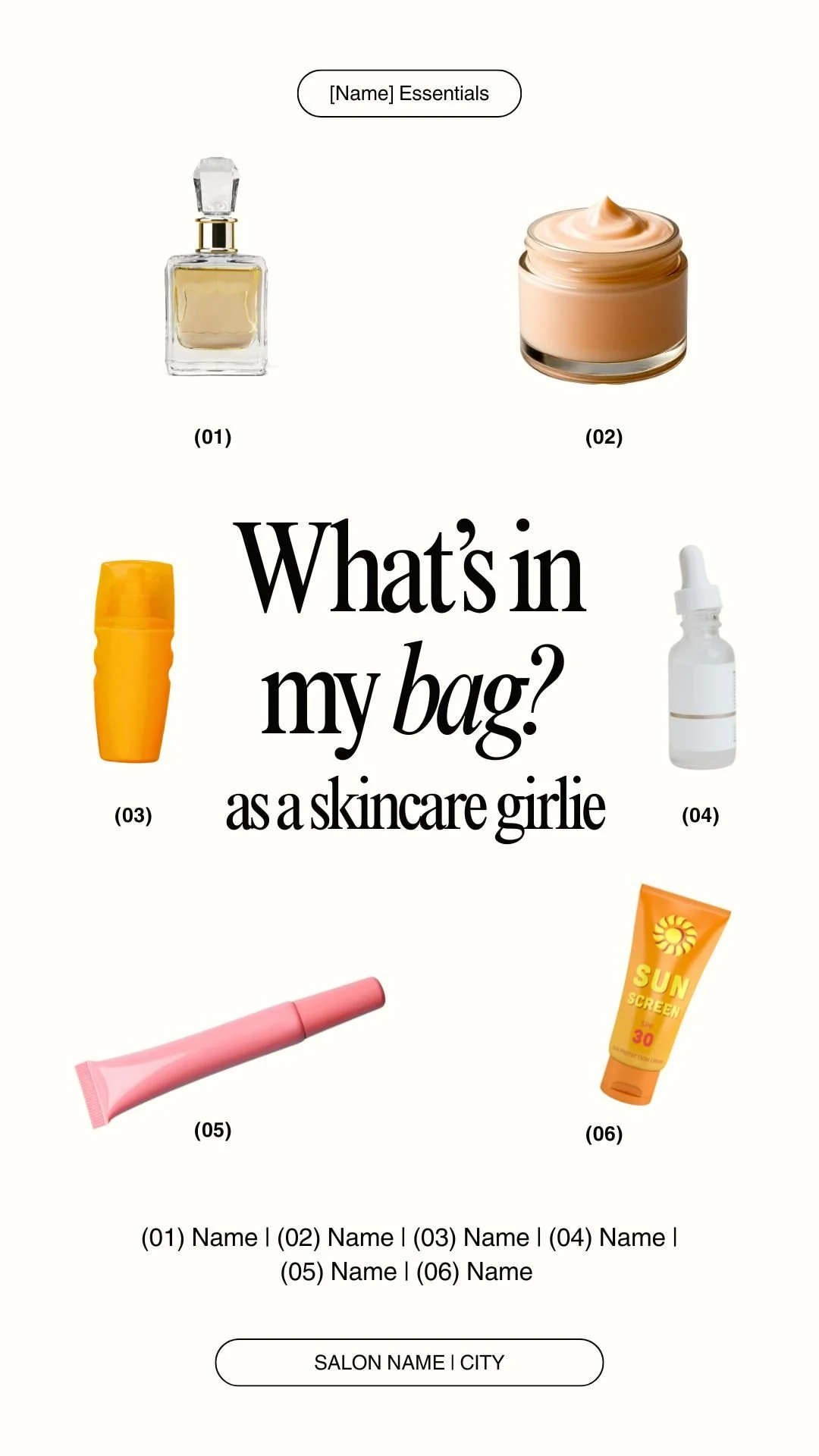  What's in My Bag -Skincare