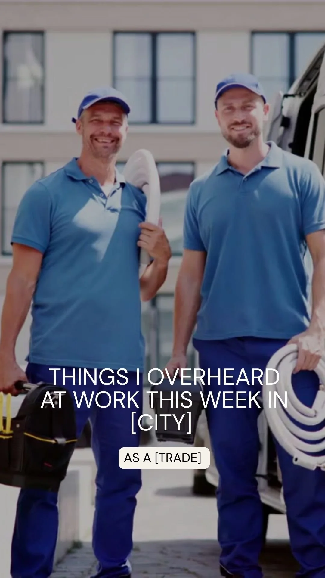 Things I overheard at work this week in [city] 