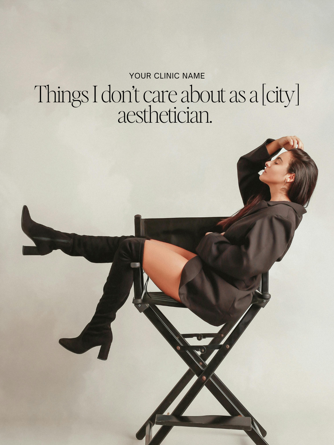 Things I don’t care about as a [city] aesthetician.&nbsp;