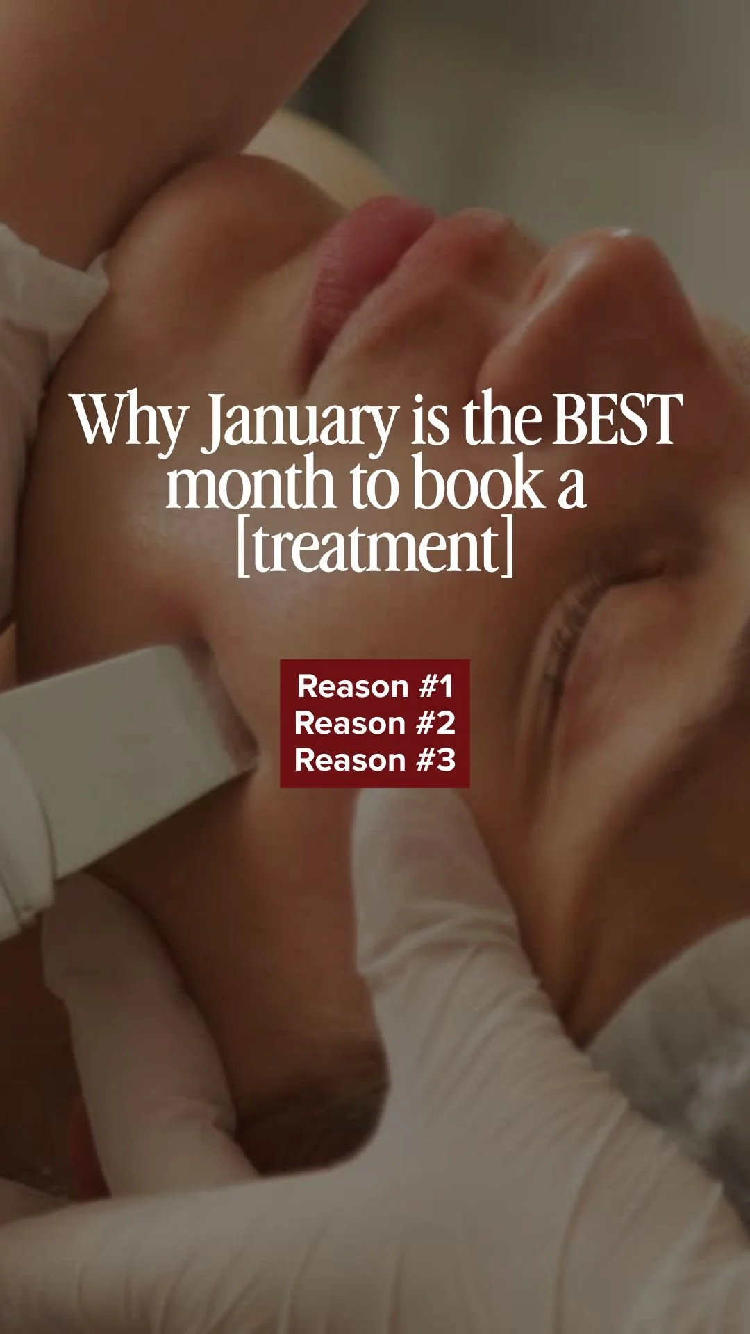 Hey [city] just wanted to let you know that January is the BEST month for [treatment] Here’s why —>&nbsp;