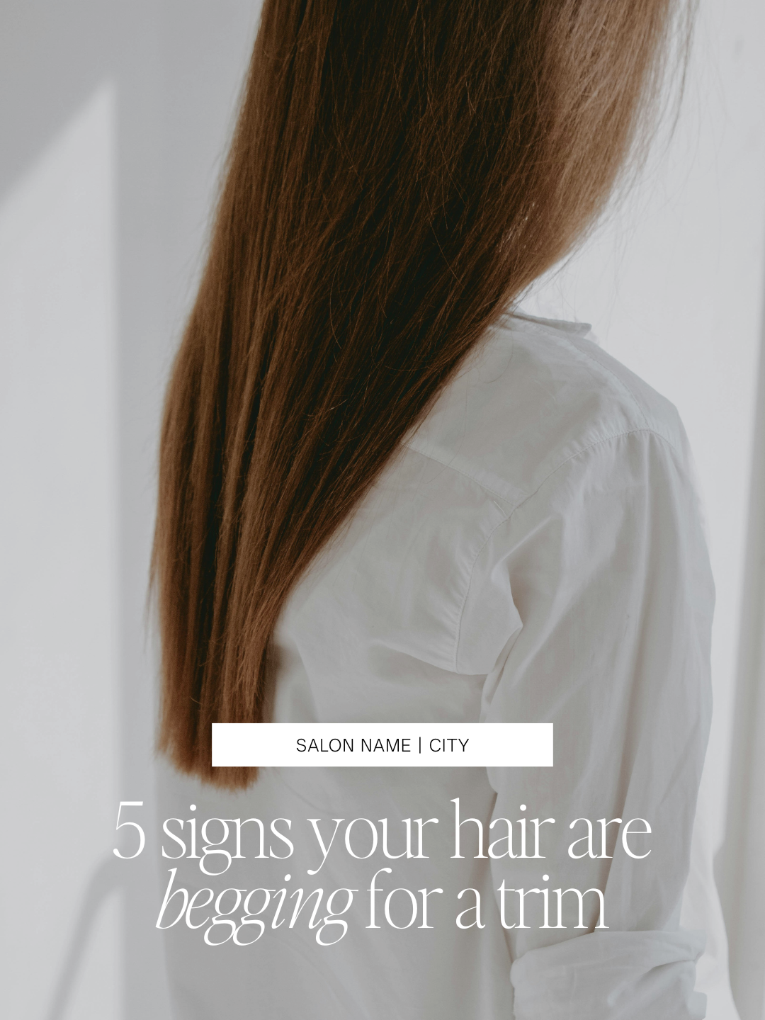 5 signs your hair are begging for a trim