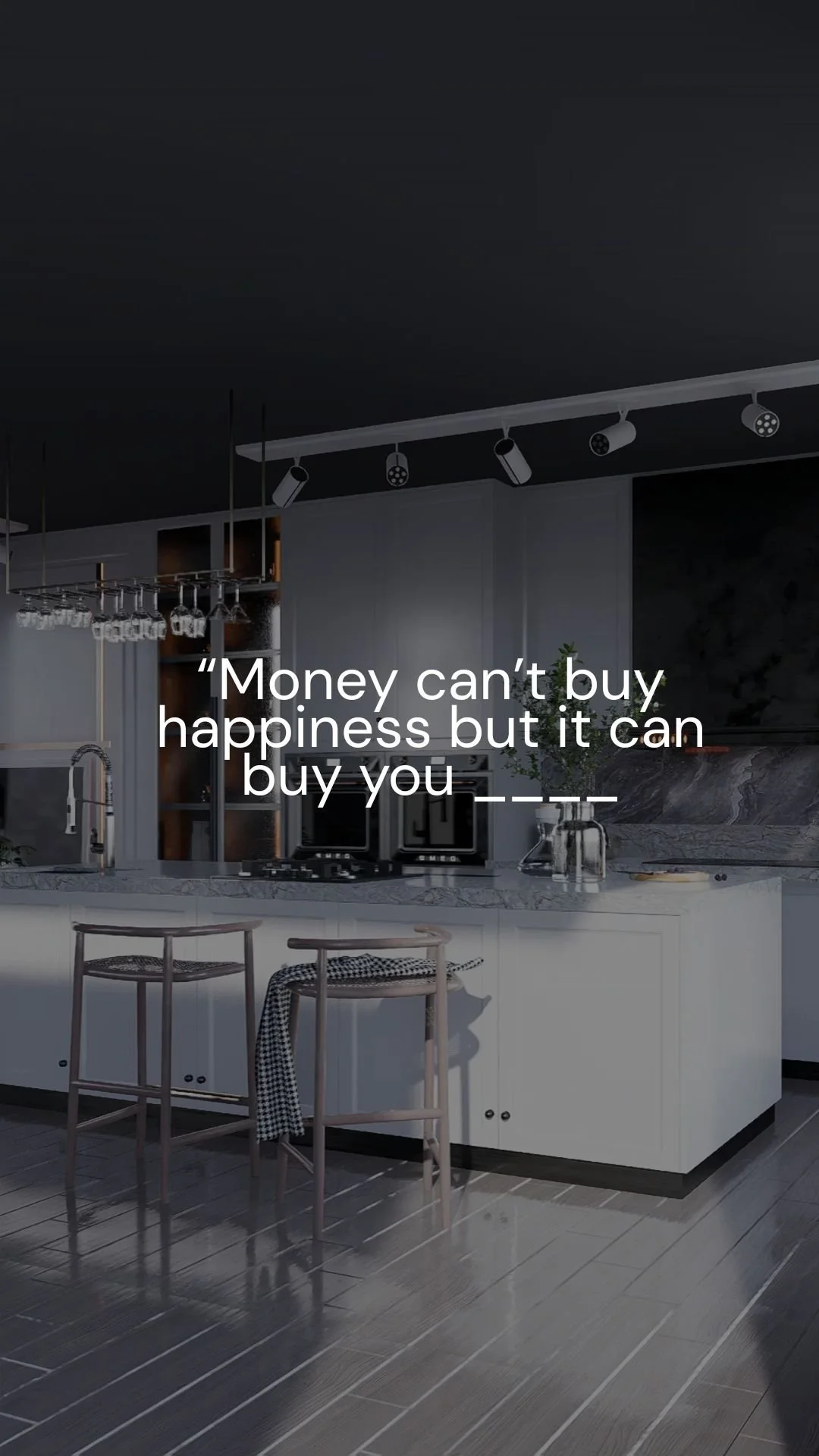 Money can’t buy happiness…
