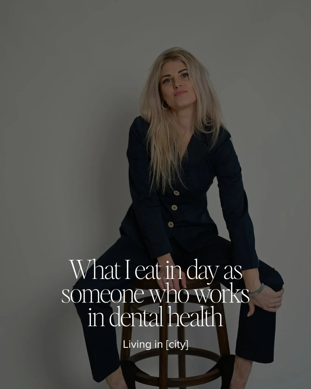 What I eat in day as someone who works in dental health