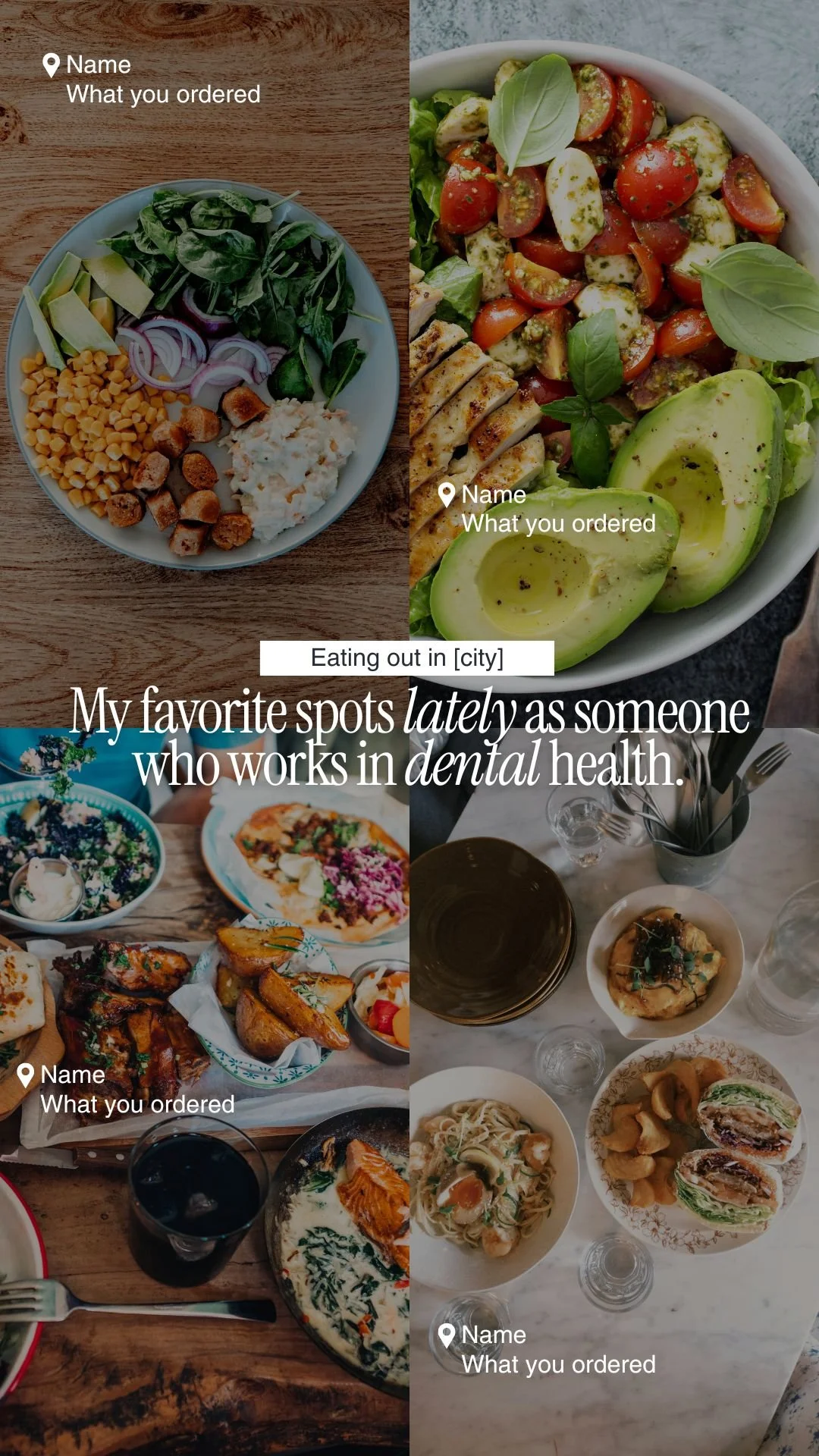 My favorite spots lately as someone who works in dental health.