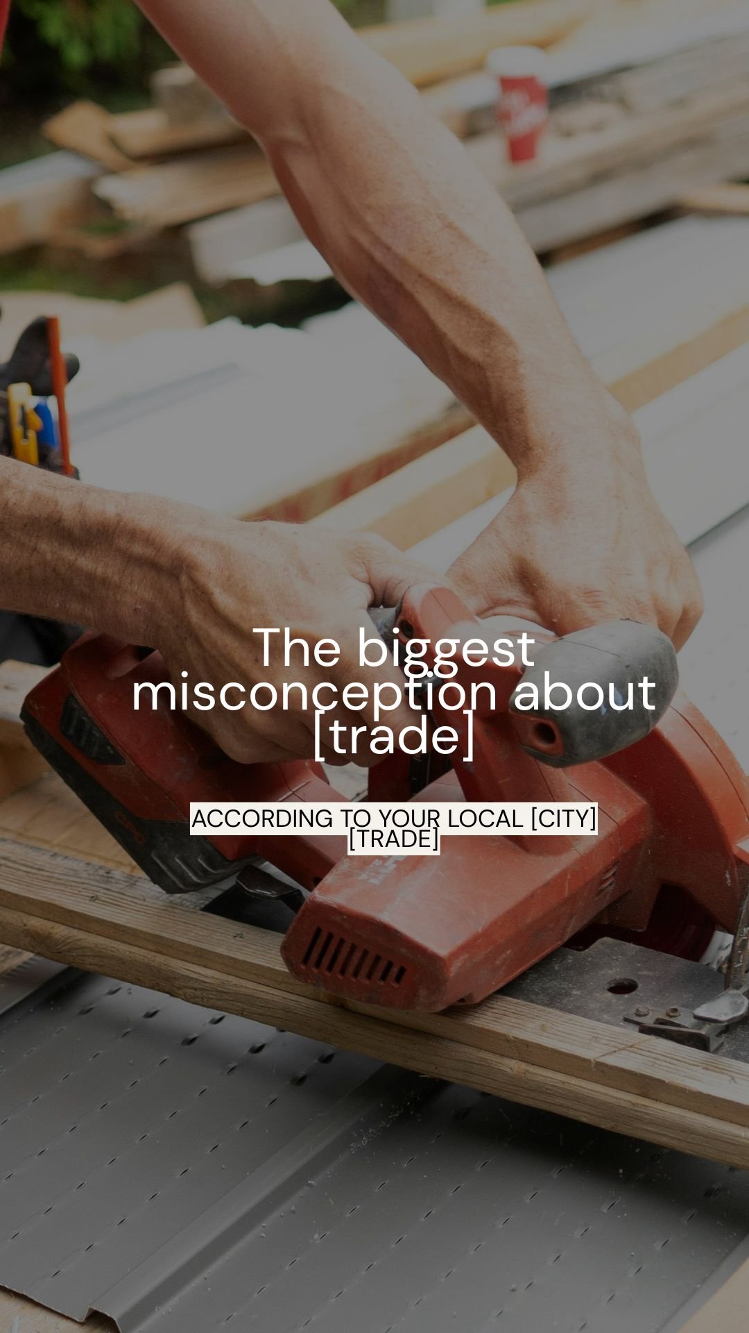 The biggest misconception about [trade] according to a [city] local