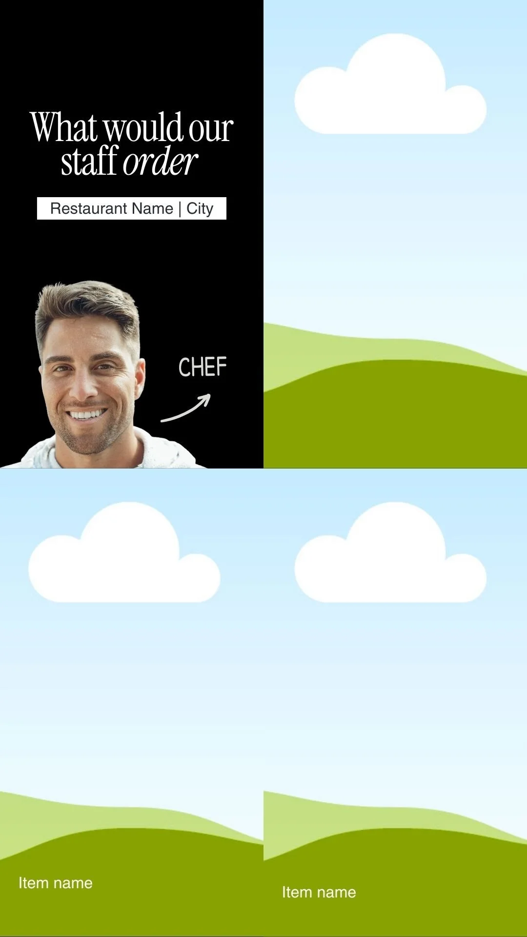 What would our staff order? 