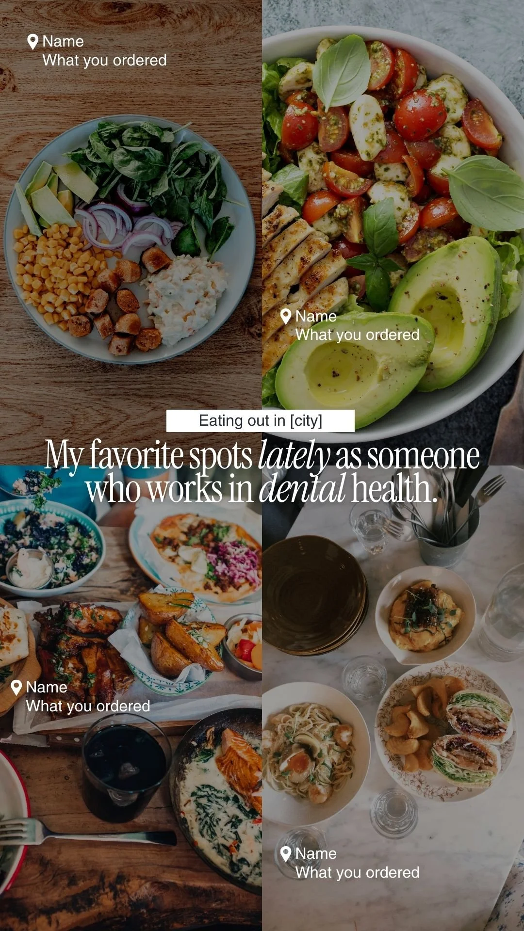 My favorite spots lately as someone who works in dental health