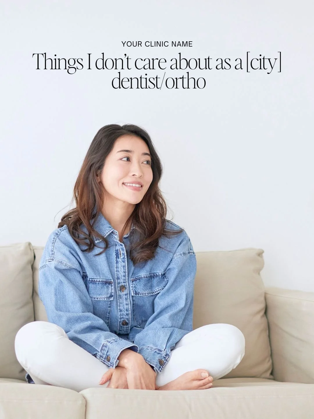 Things I don’t care about as a [city] dentist.&nbsp;