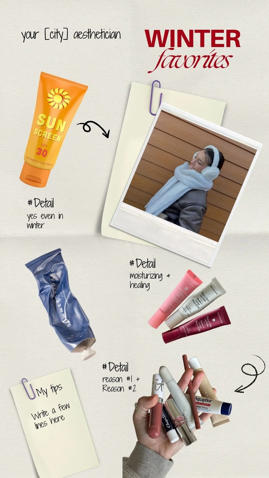 Winter Favorites as a [city] Aesthetician