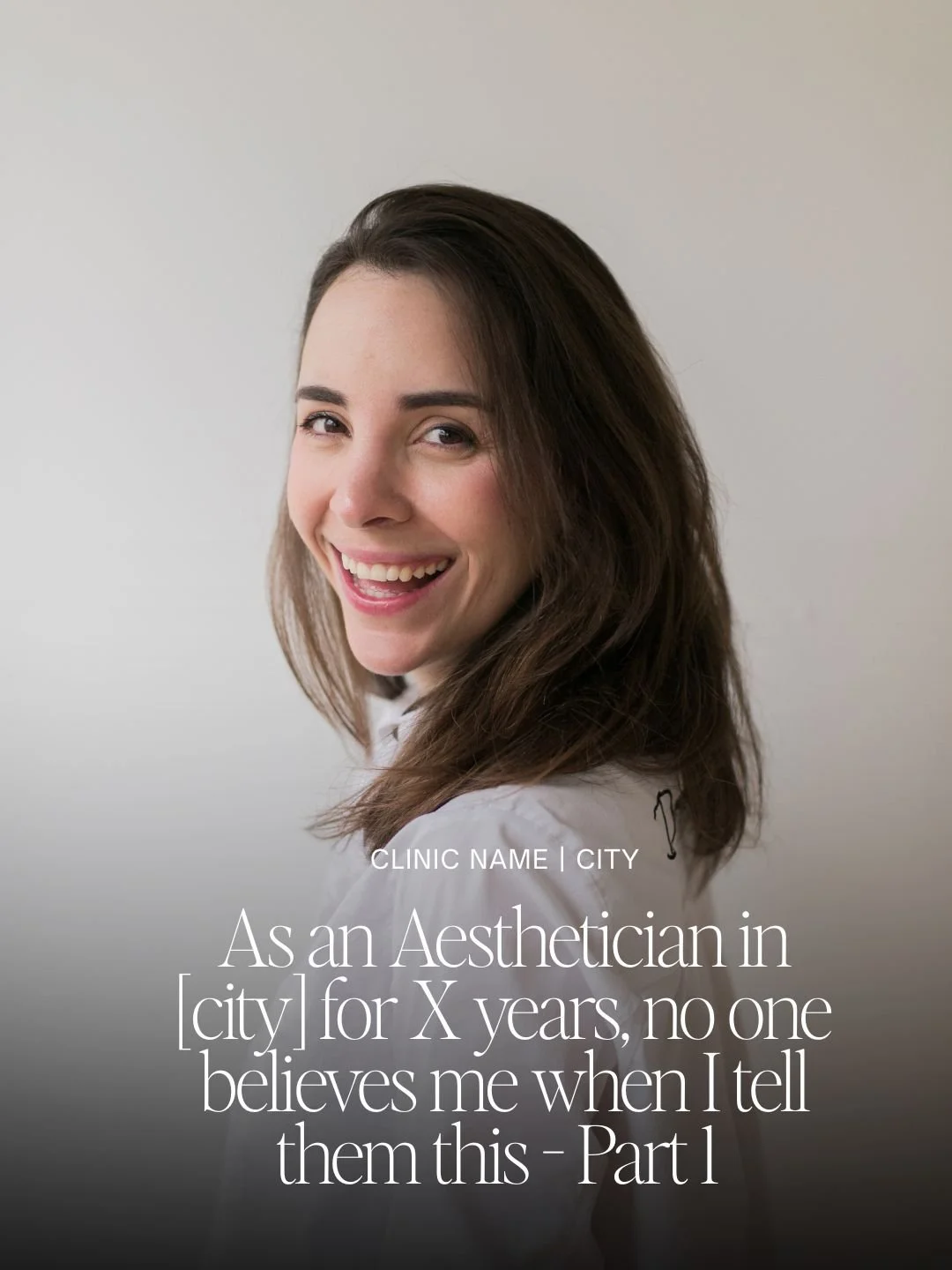  As an Aesthetician in [city] for X years, no one believes me when I tell them this - Part 1 