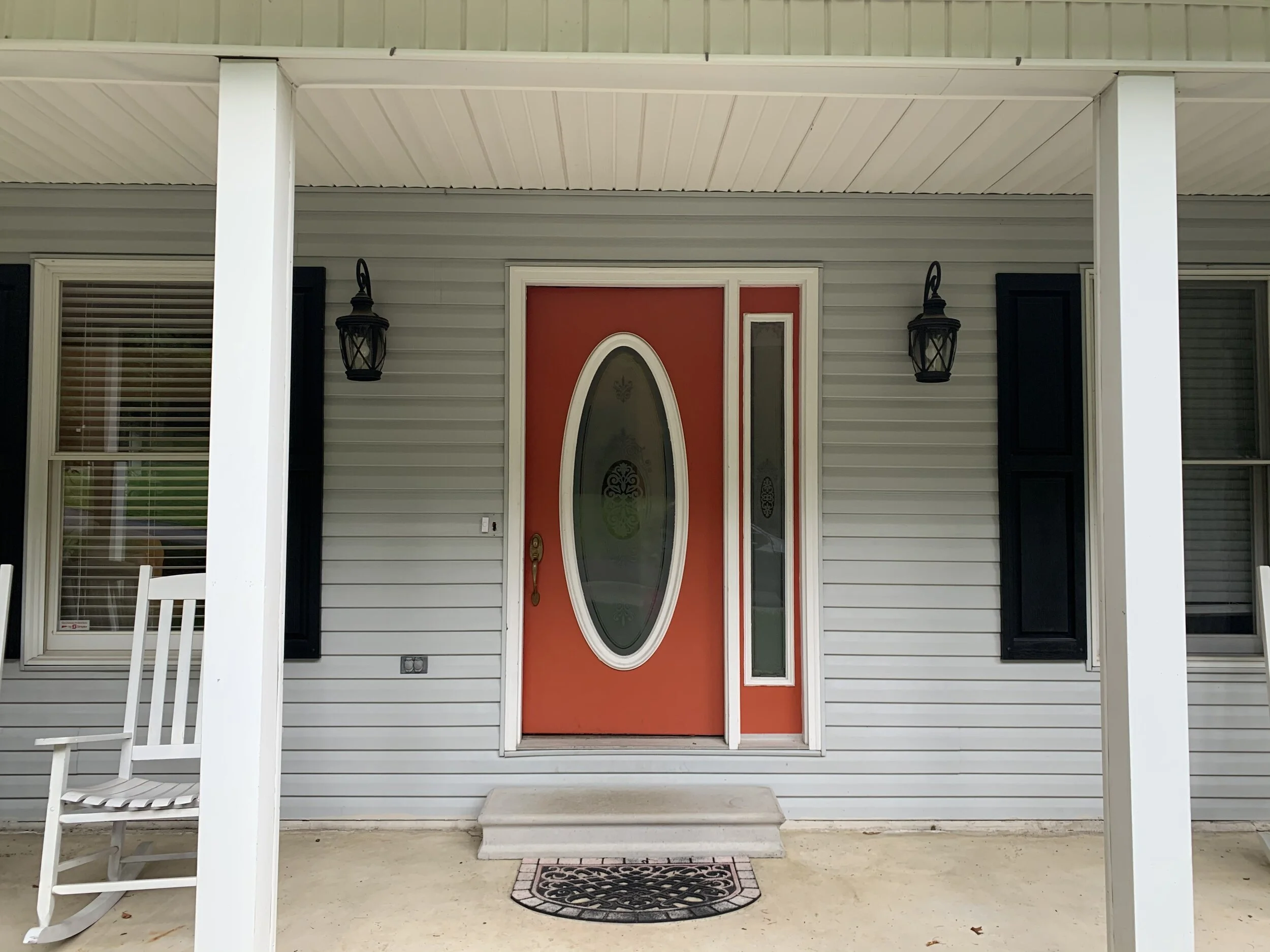 Front Door BEFORE...