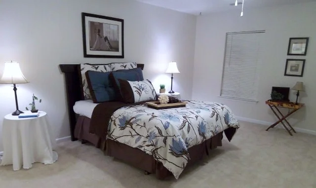 Staging helped define the room and enabled the buyers to envision themselves and their own furniture in the room. This townhouse sold three days after it was staged.