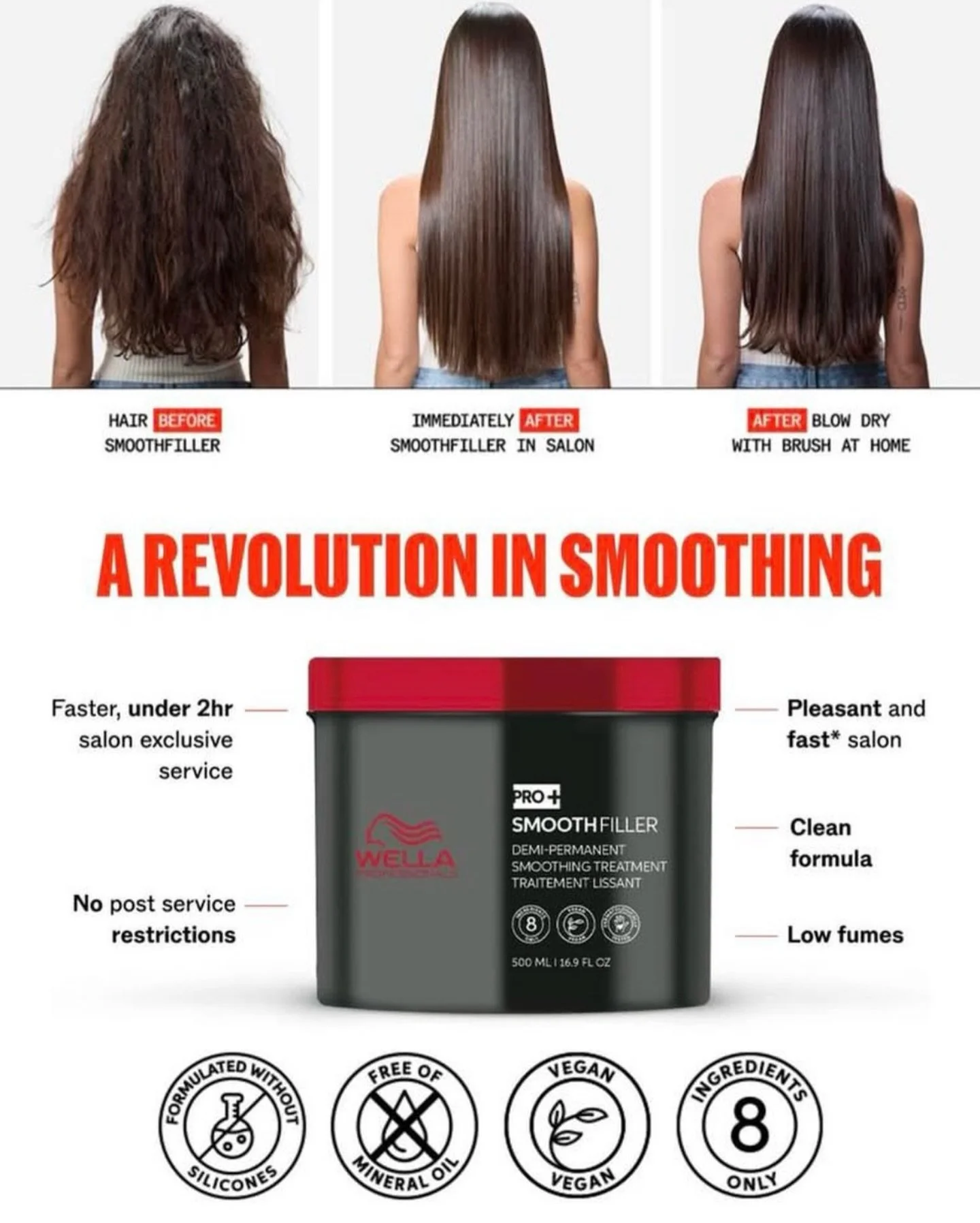 NEW SERVICE ALERT 🚨✨
Our smoothing treatment has officially arrived!
Reduce frizz, enhance shine, and cut your styling time in half with this game-changing treatment by Wella.
Results last up to 3 months and there are NO post-service restrictions 🙌