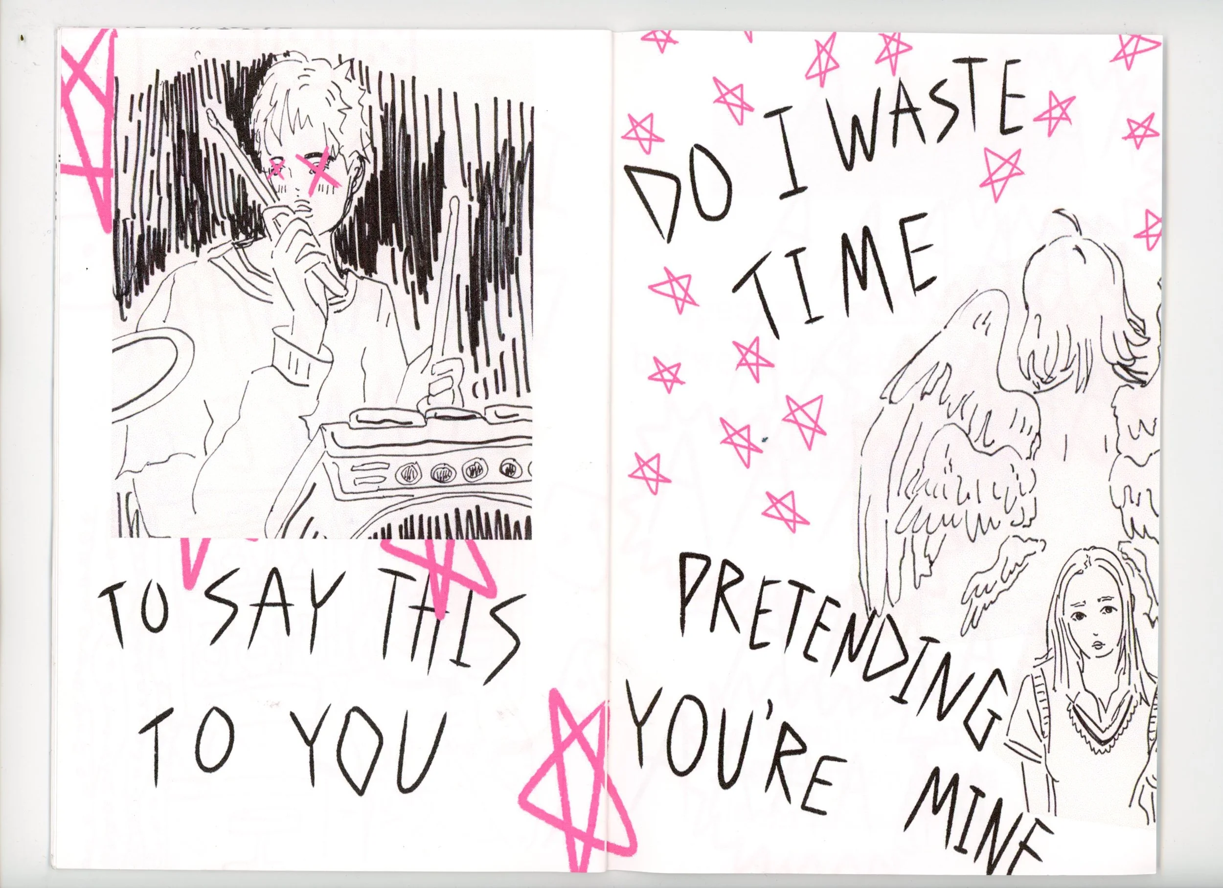 in my head lyric booklet/zine (context 3)