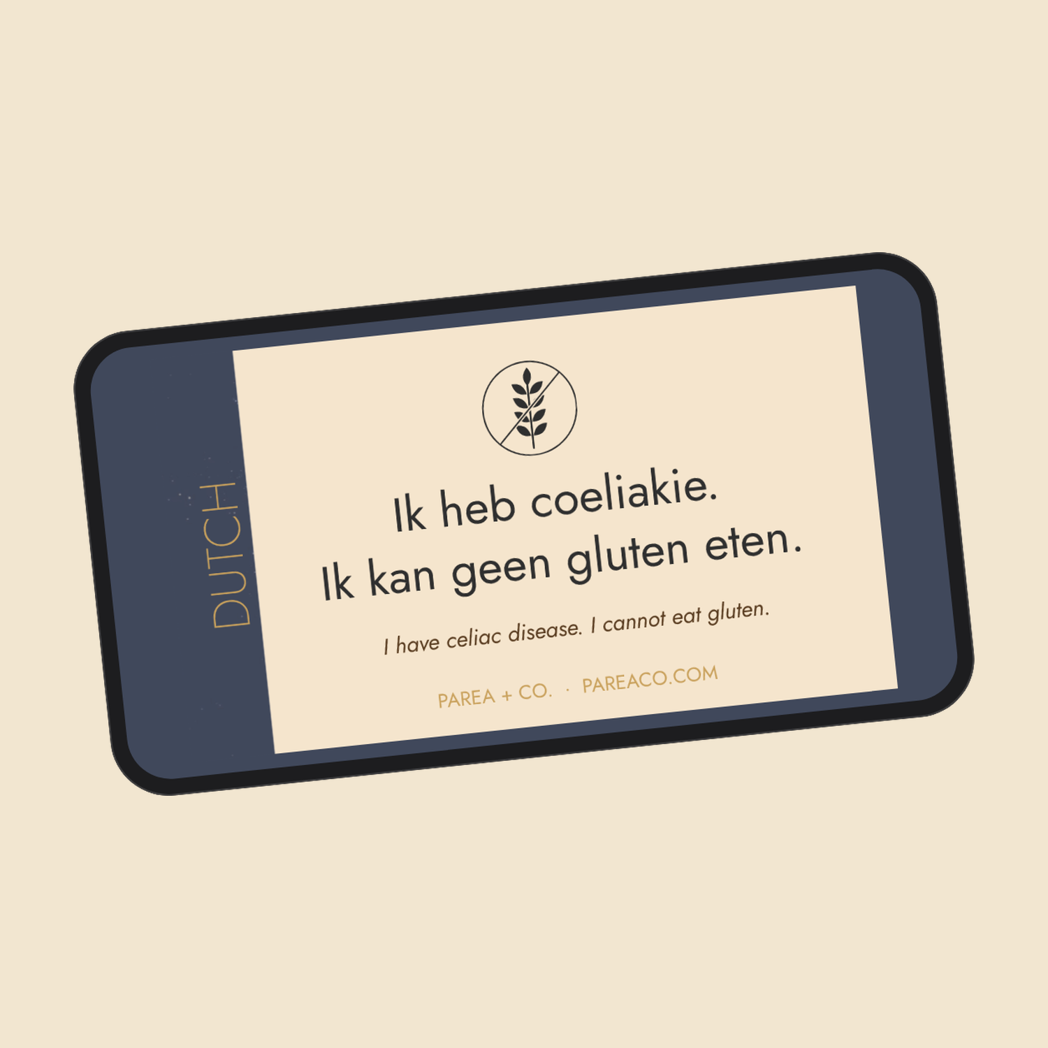 Dutch Café Card - Digital