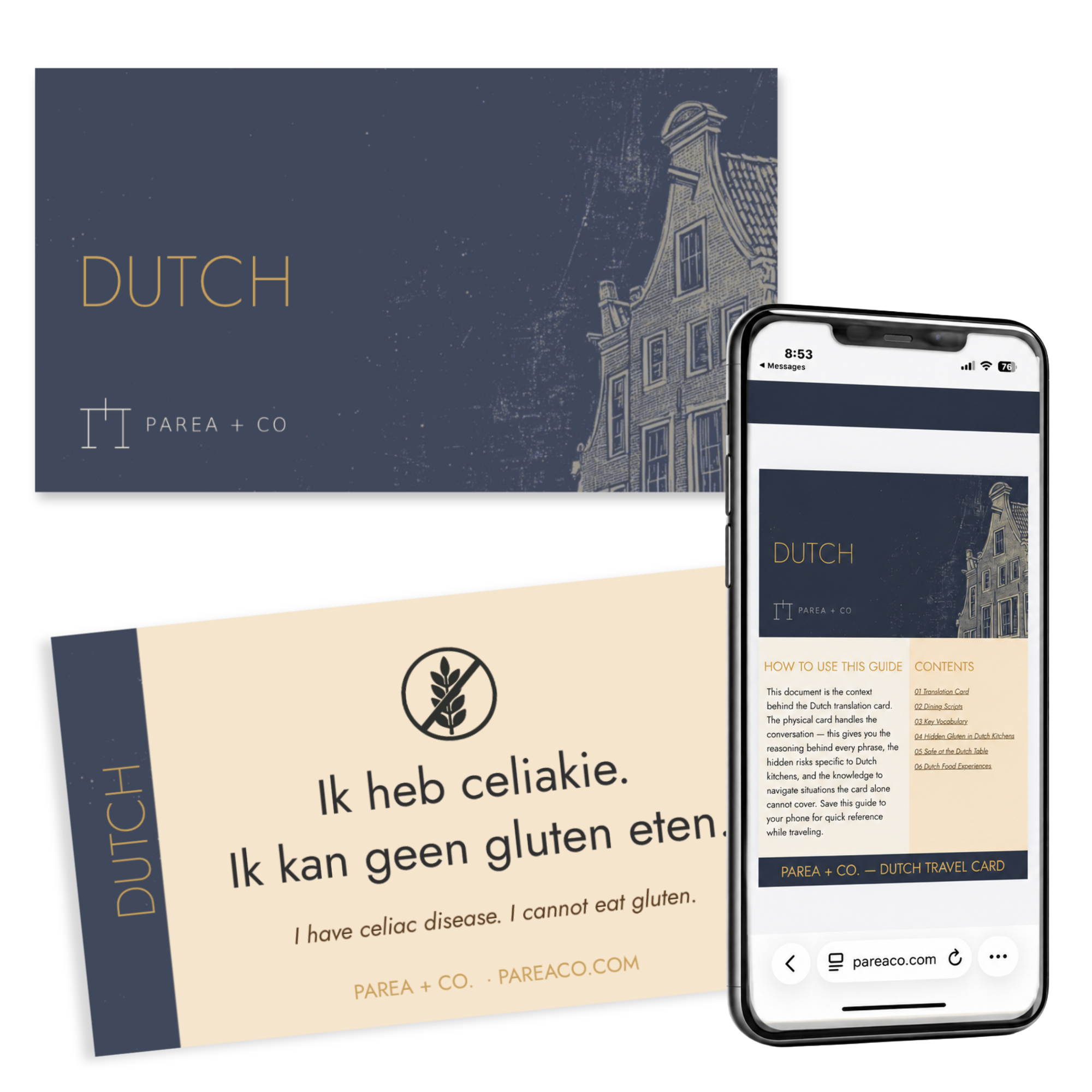 Dutch Celiac Travel Bundle