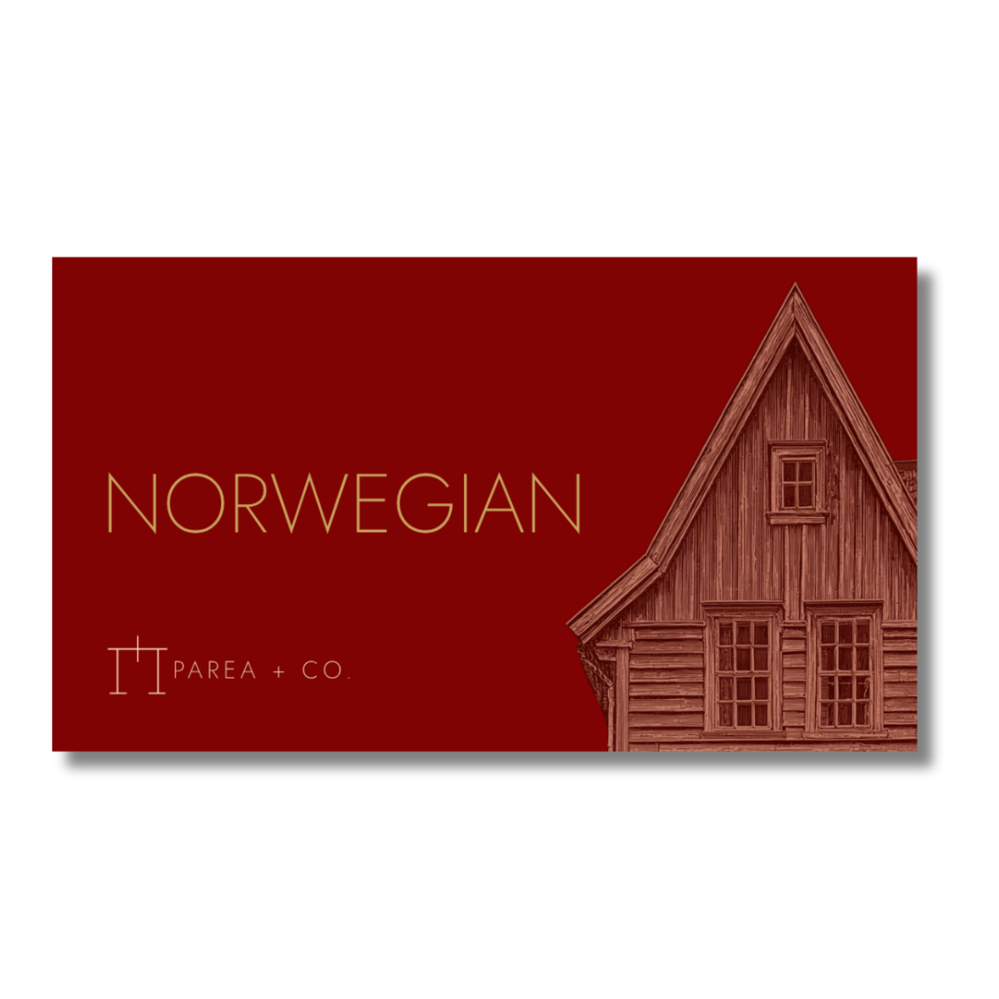 Norwegian Celiac Dining Script Card