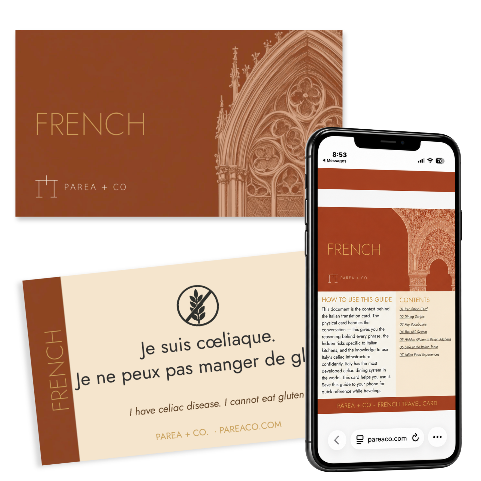 French Celiac Travel Bundle