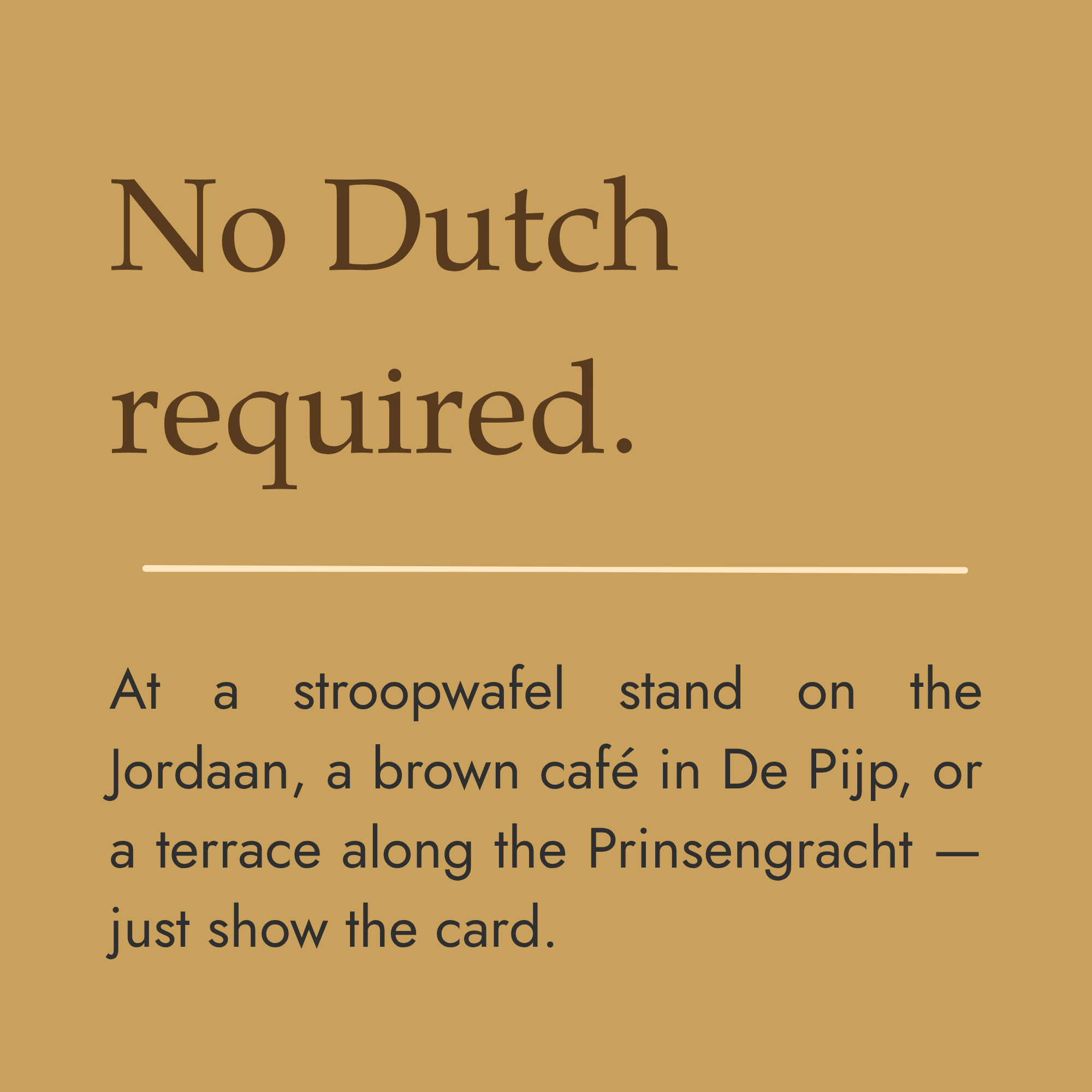 Dutch Celiac Cafe Card