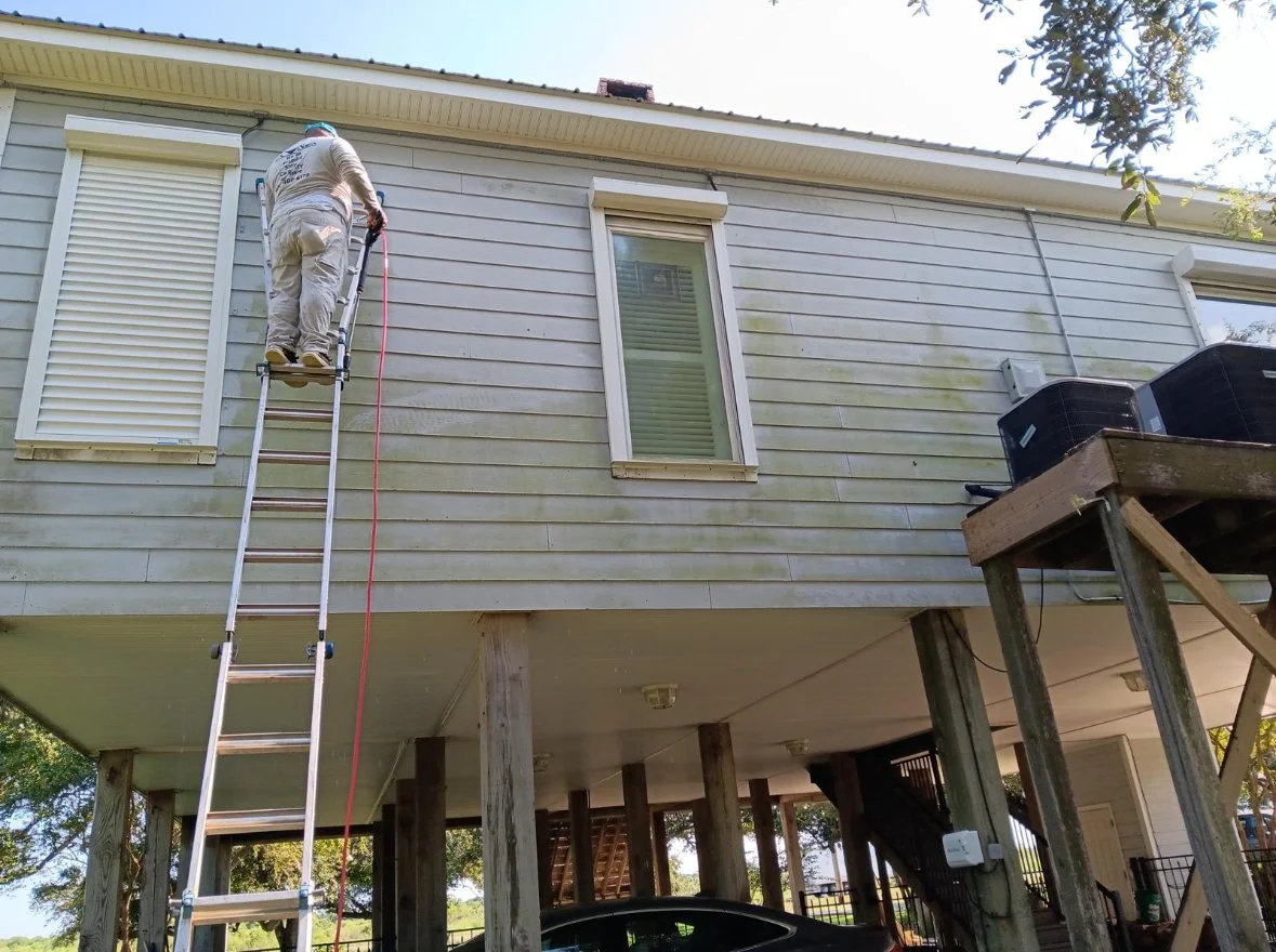 powerwashing, painting