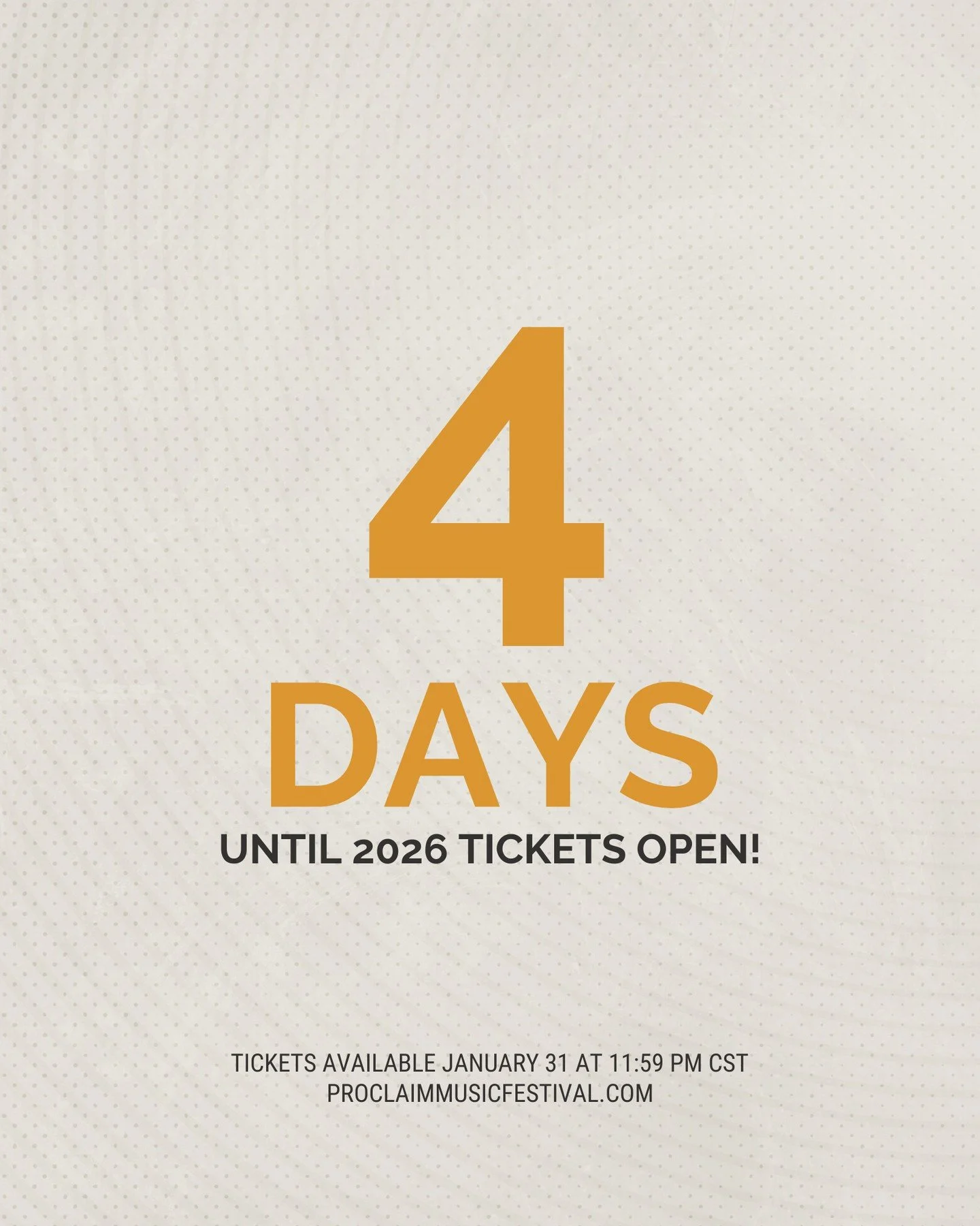 Proclaim 2026 tickets open in just 4 days!! We hope you're as excited as we are!⁠
.⁠
#worshipmusic #musicfestival #yeshua #family #messianic ⁠
