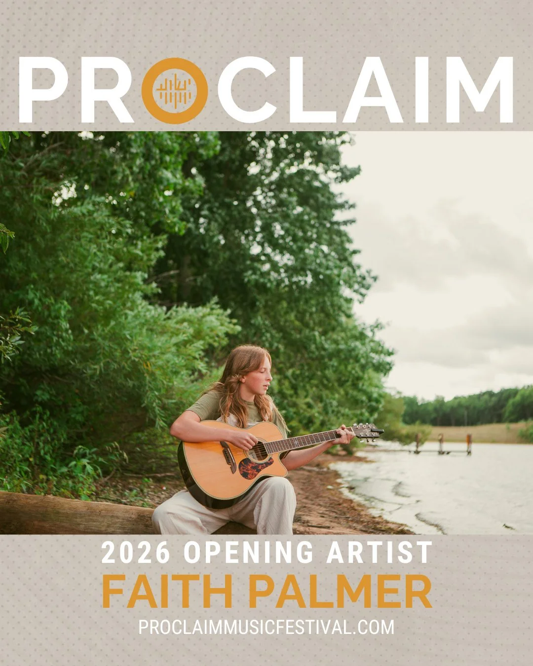 2026 Opening Artist:  Faith Palmer!⁠
@faithpalmermusic⁠
Faith is a singer, songwriter, and musician with a heart for worship. She has a passion for writing music that helps brings listeners closer to the Father, turning the joys and struggles of this