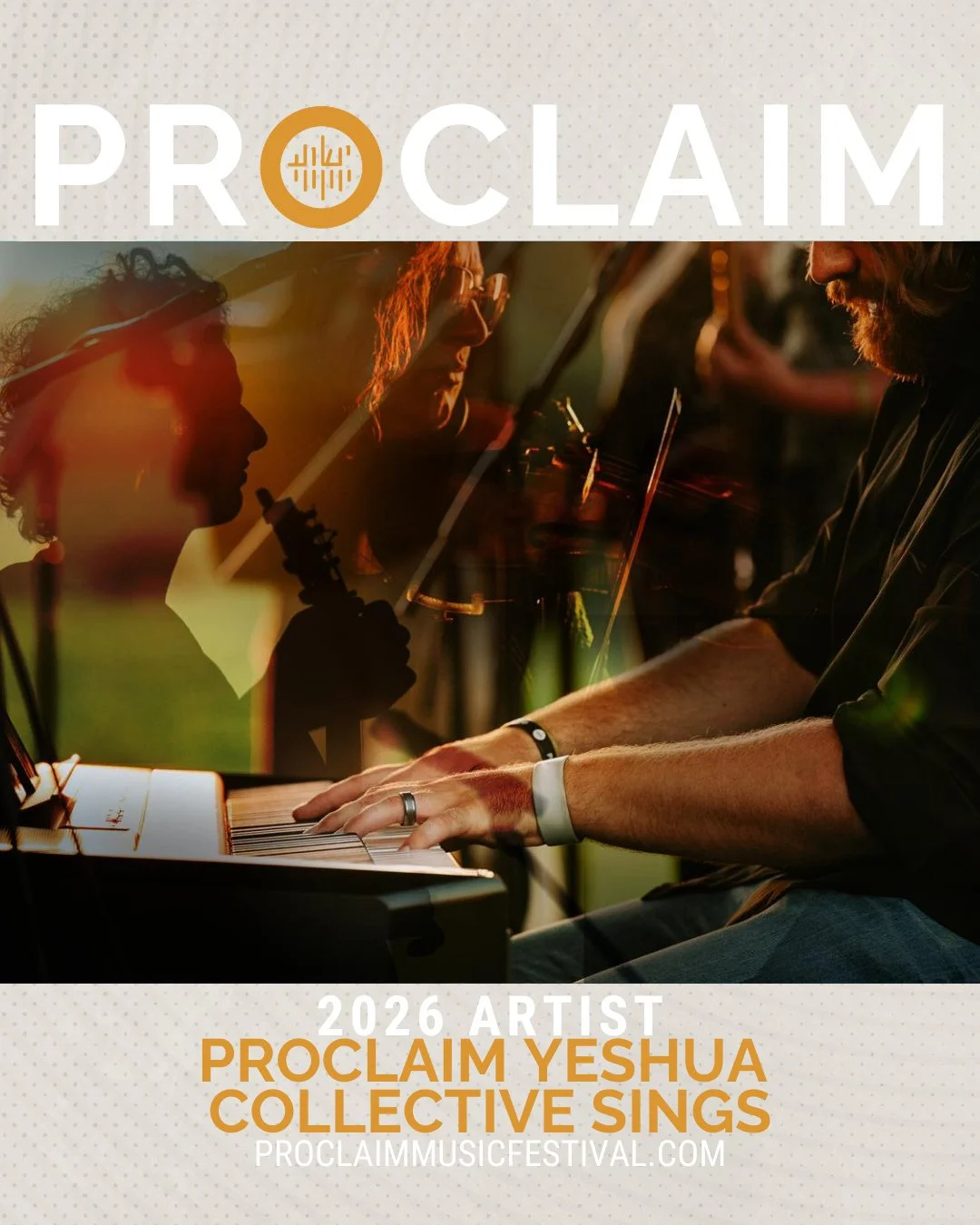 We're excited to share something new this year - Thursday night we'll be opening with a collaborative set: "Proclaim Yeshua Collective Sings" - an ongoing musical collaboration from musicians of Proclaim and Resound!⁠
#thekingdomfamilywills