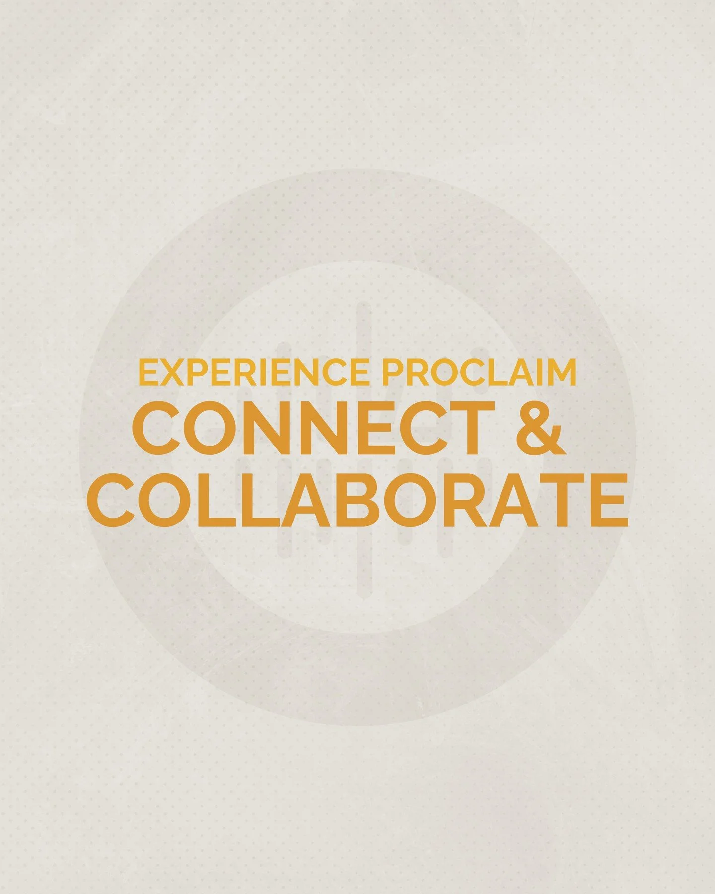 EXPERIENCE PROCLAIM: Connect &amp; Collaborate⁠
Come to Proclaim and experience what only connected community can cultivate. At Proclaim, you will have the opportunity to meet other musicians and creative-minded friends, as well as potential mentors.