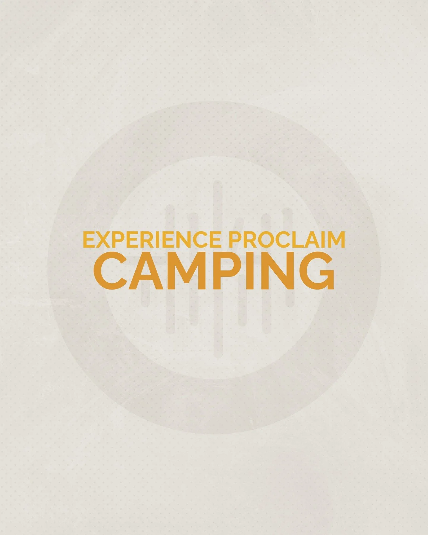 EXPERIENCE PROCLAIM: Camping⁠
Most Proclaim attendees choose to camp on-site, where we have both electric and rough camping sites available for tents and RVs. For detailed information about campsites, please check our website. We still have a few cam