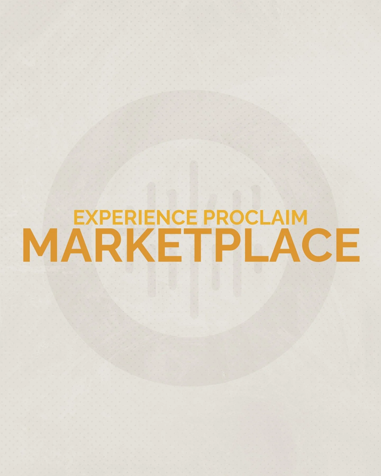 Experience Proclaim: Marketplace⁠
Be sure to stop by the marketplace and support the Proclaim artists and vendors! This year we are excited to have live music as well!  The marketplace will be open during meal times (excluding Saturday). Official Pro