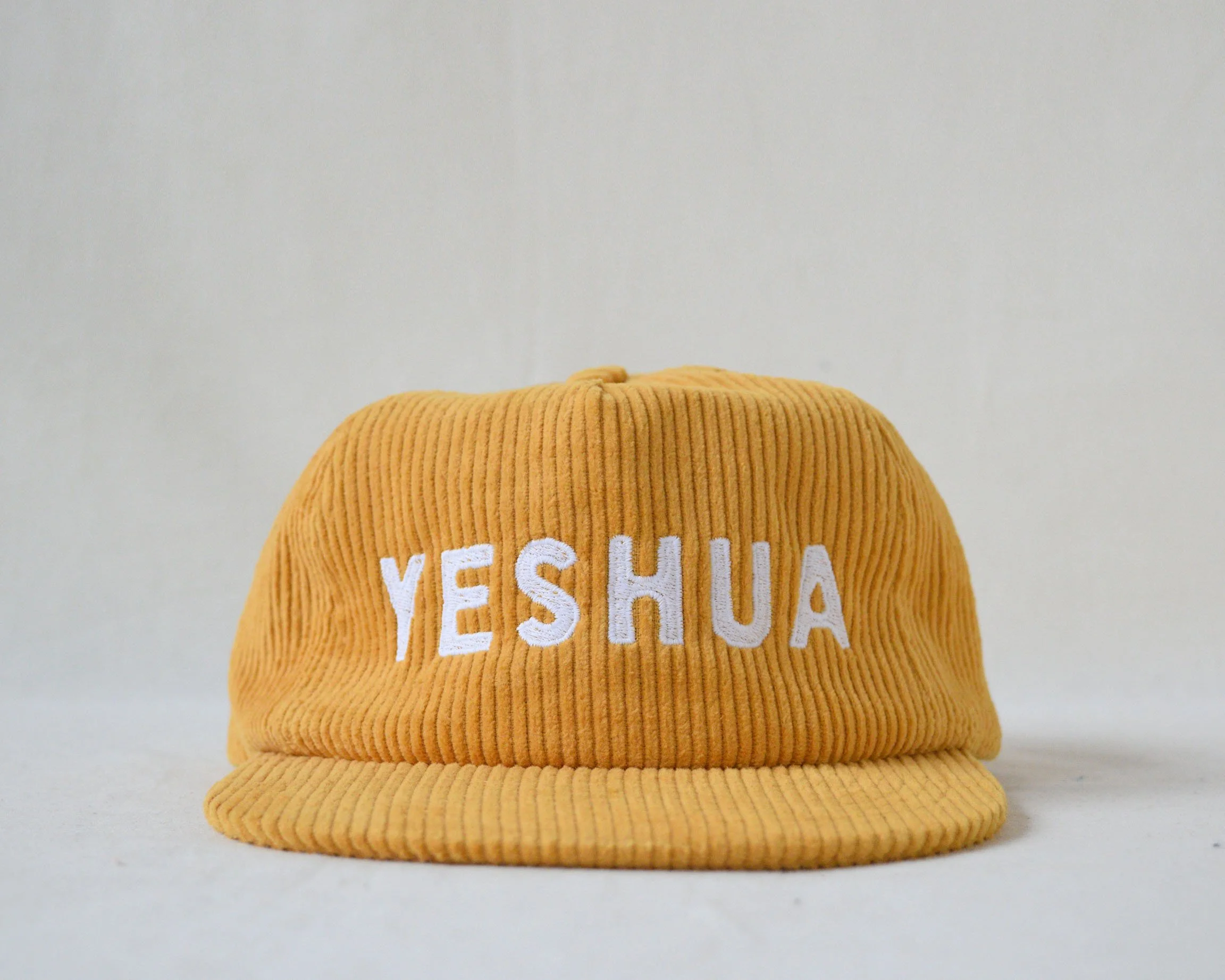 "Yeshua" Golden Corduroy Hat