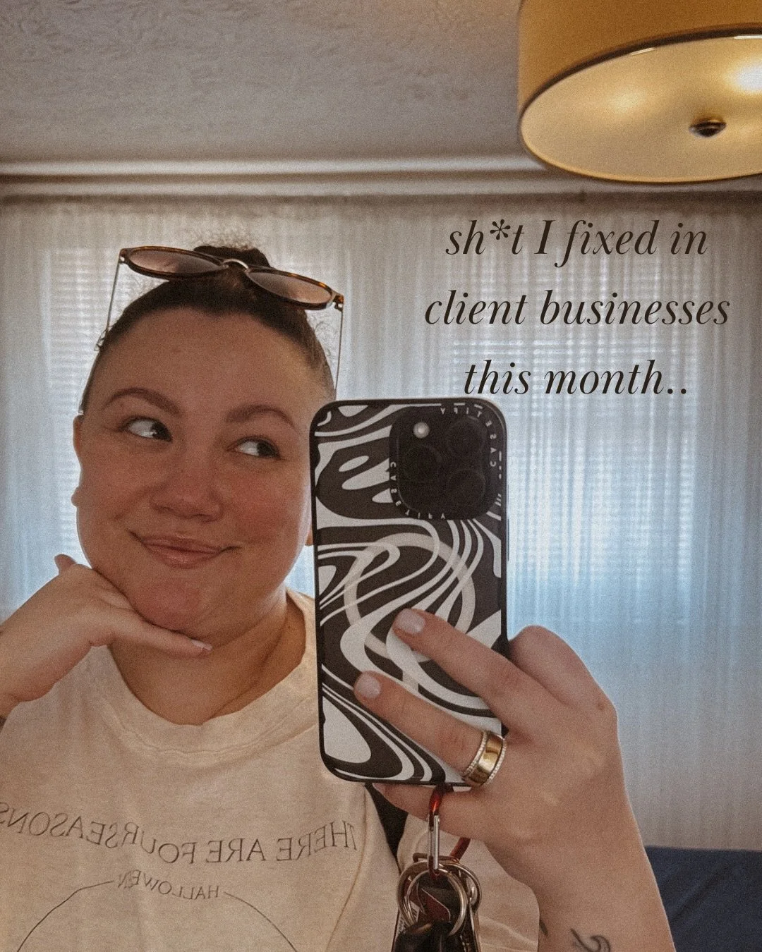 Every month, I&rsquo;m in the backend of clients&rsquo; businesses, cleaning up what been overlooked. 👀

Here&rsquo;s a peek at what some of my April actually looked like. 

And if you&rsquo;re ready for this level of support, you&rsquo;re in luck! 