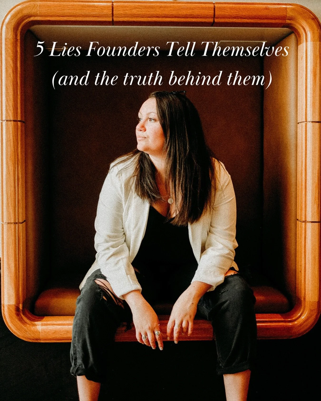 The founder who looks like she has it all together&hellip; 

She&rsquo;s not smarter than you
She&rsquo;s not more disciplined
She&rsquo;s not working harder

She just has better systems.

That&rsquo;s it&hellip; that&rsquo;s the whole secret.

I wro