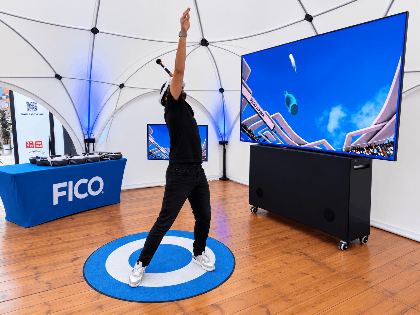 VR Tennis at O2 Arena with FICO