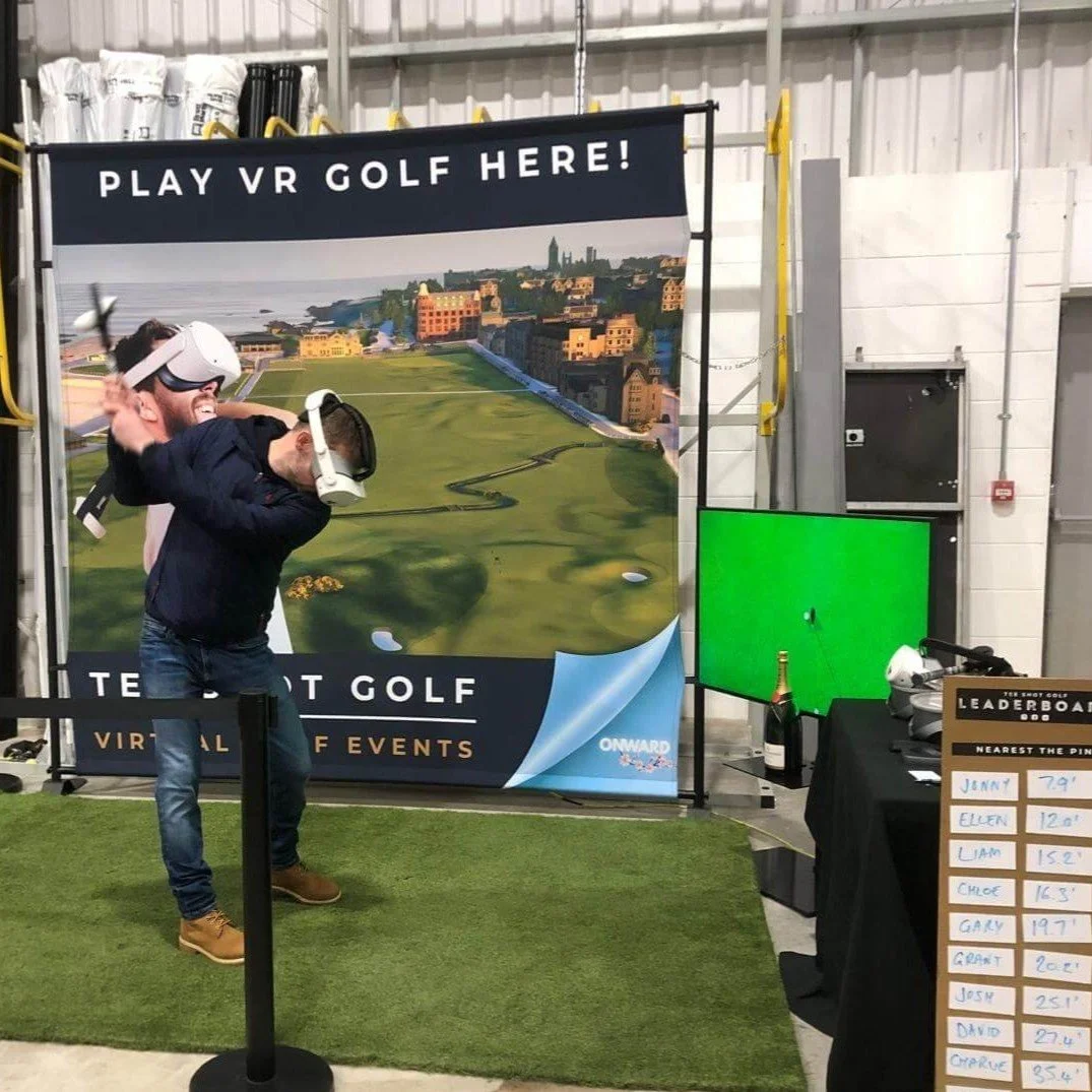 VR Golf at Launch Events