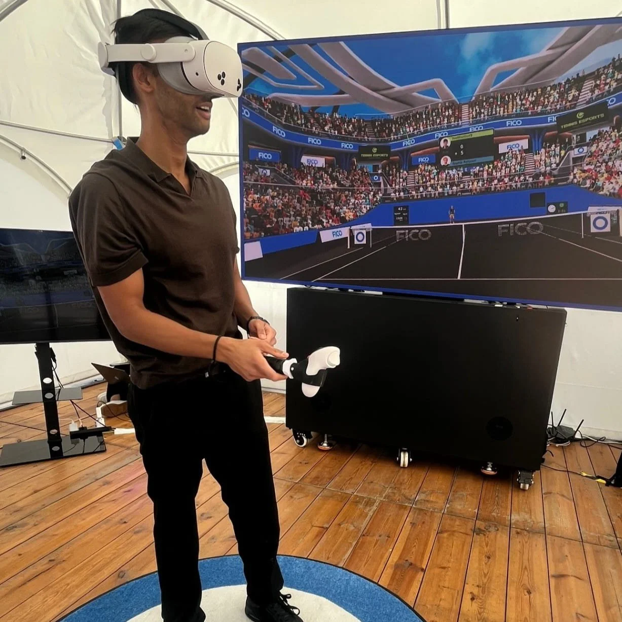 VR Tennis at The O2