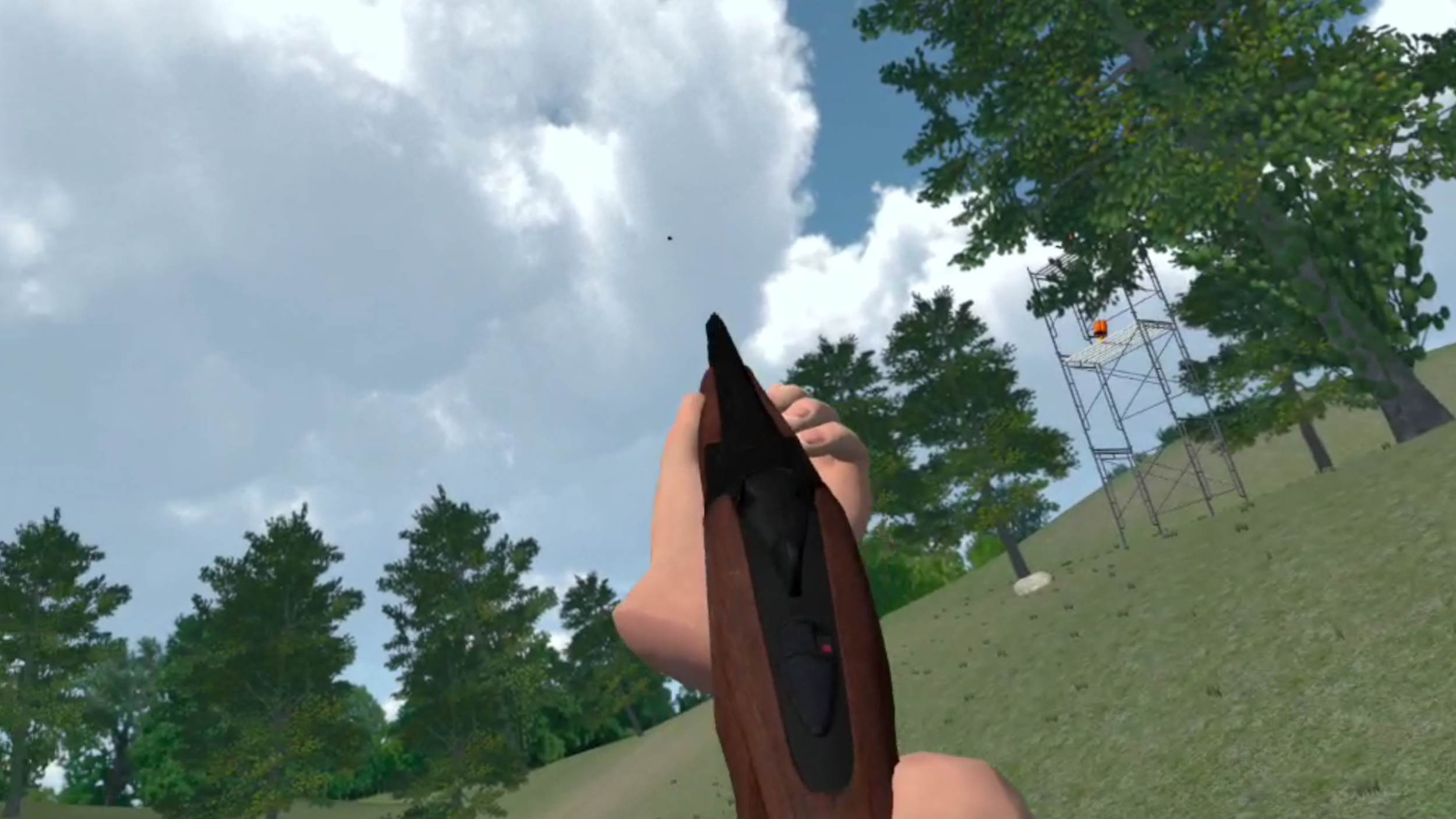 VR Clay Pigeon Shooting