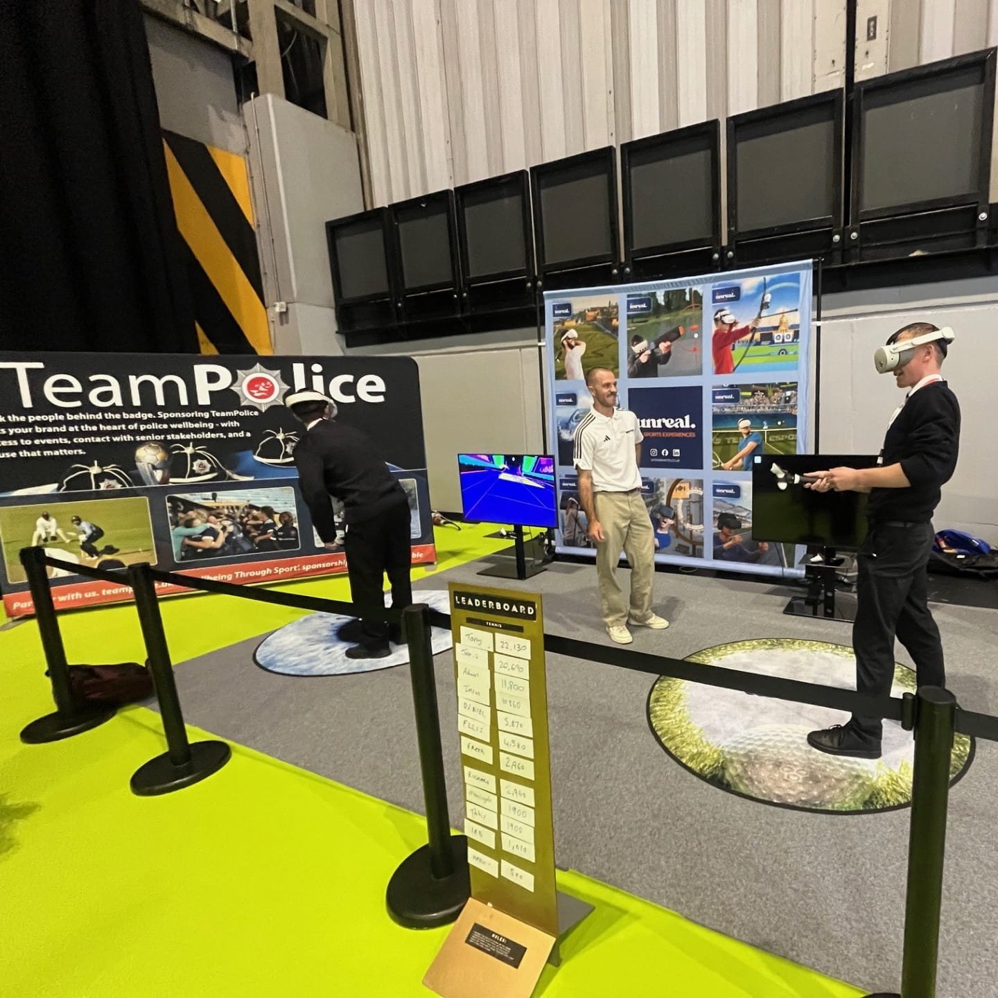 VR Tennis at NEC in Birmingham