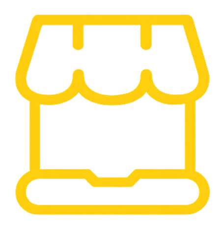 Yellow calculator with black buttons and a digital display