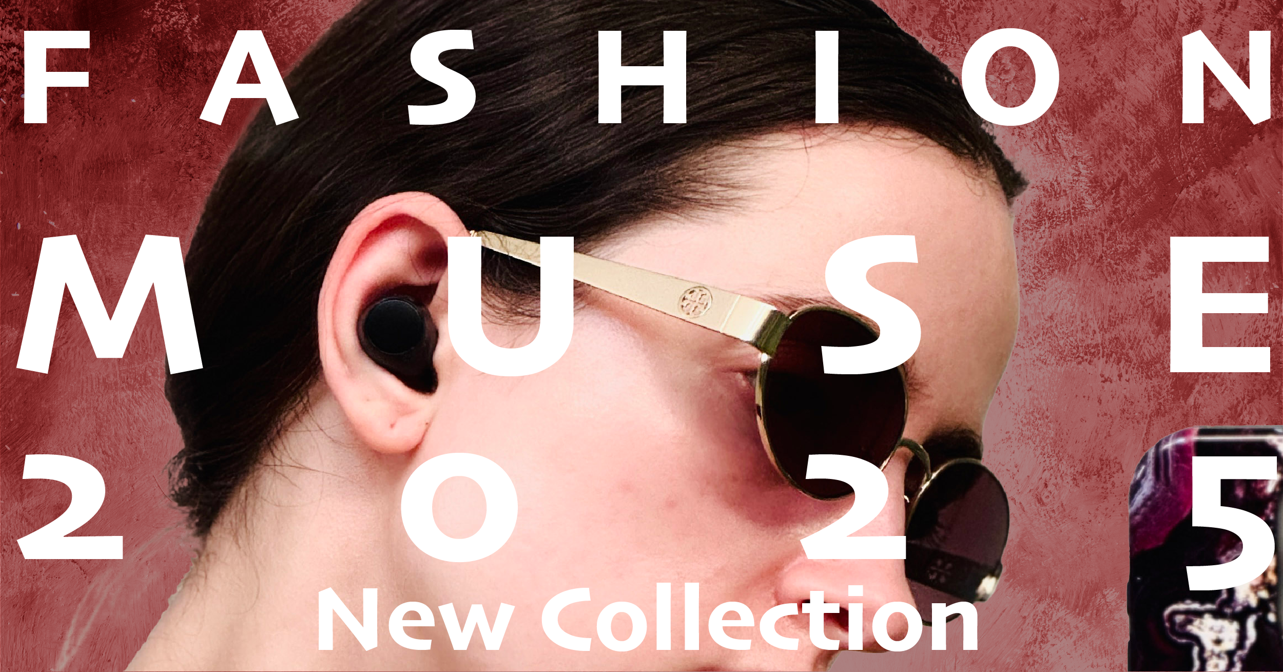 For the fashion campaign cover, after created five different artboards the relates from magazine cover to social media post. I used one photo but with similar edits, typography and color background, to create a cohesive campaign for "Fashion Muse" 