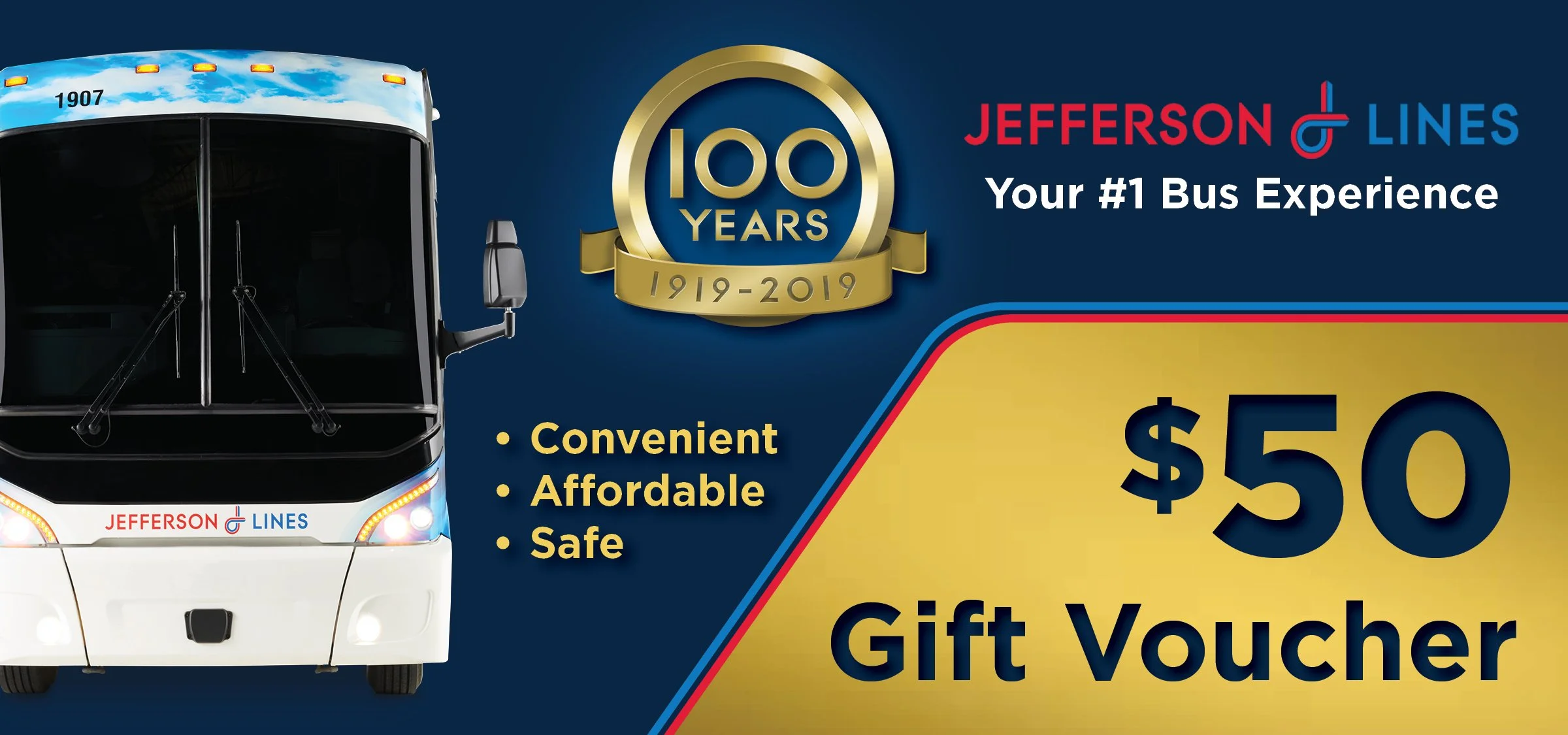 Designed Passenger Giveaway Voucher - Printed