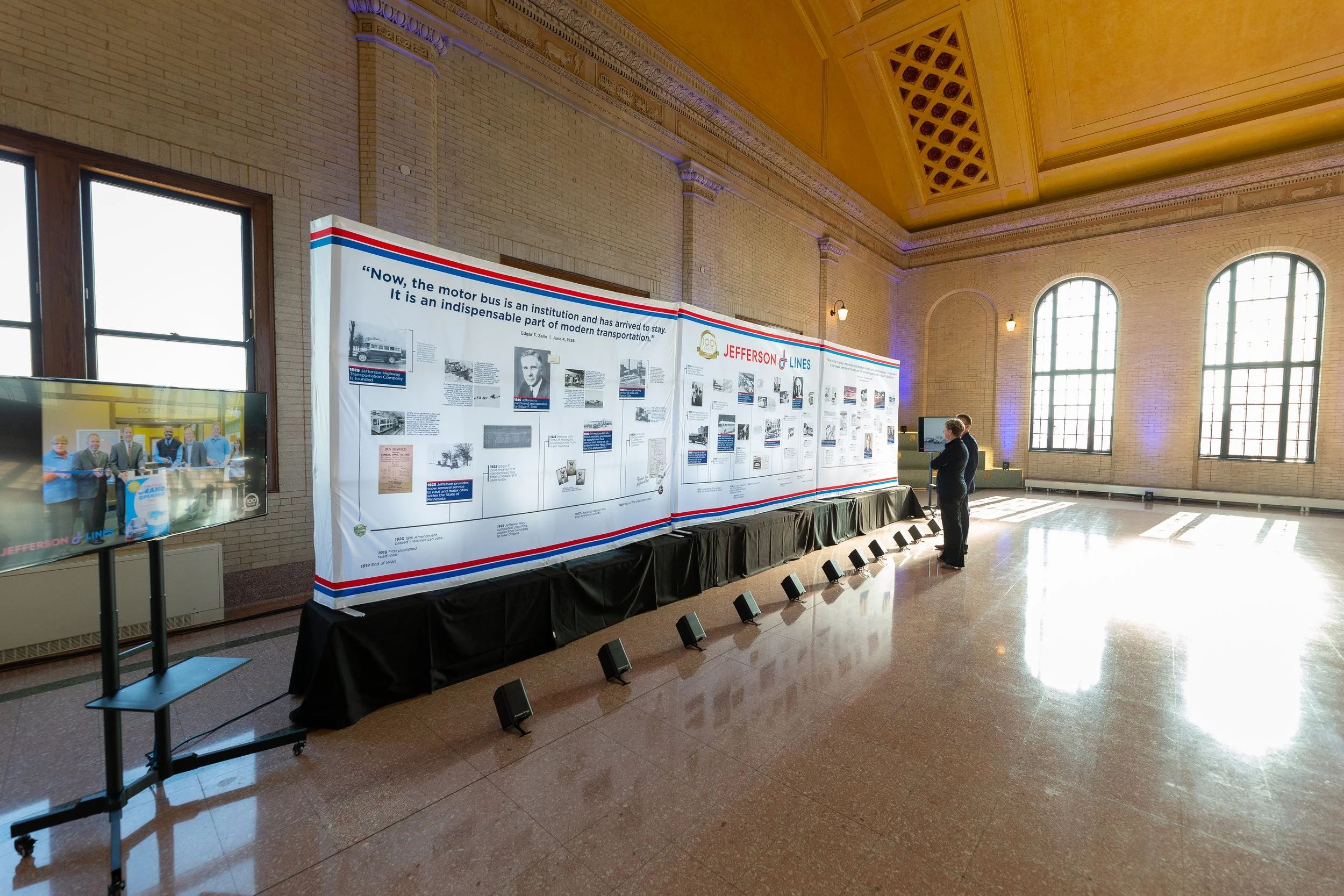 Designed Historical Timeline Installation