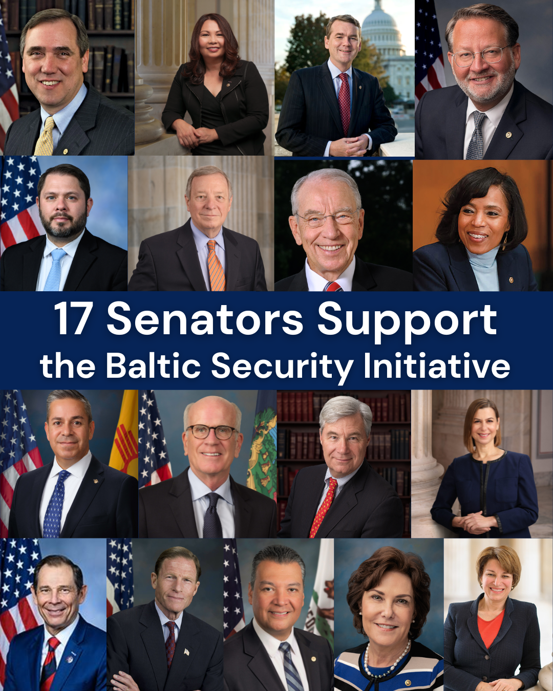 17 Senators Sign Letter in Support of Robust Funding for Baltic Security Initiative&nbsp;